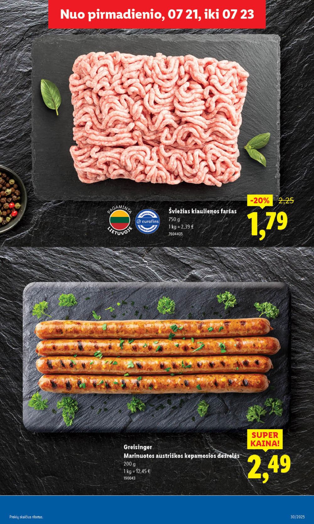 lidl - LIDL - Maisto prekių pasiūlymai (2025 07 24 - 2025 07 27) - page: 19 lidl - LIDL - Maisto prekių pasiūlymai (2025 07 24 - 2025 07 27) - page: 19