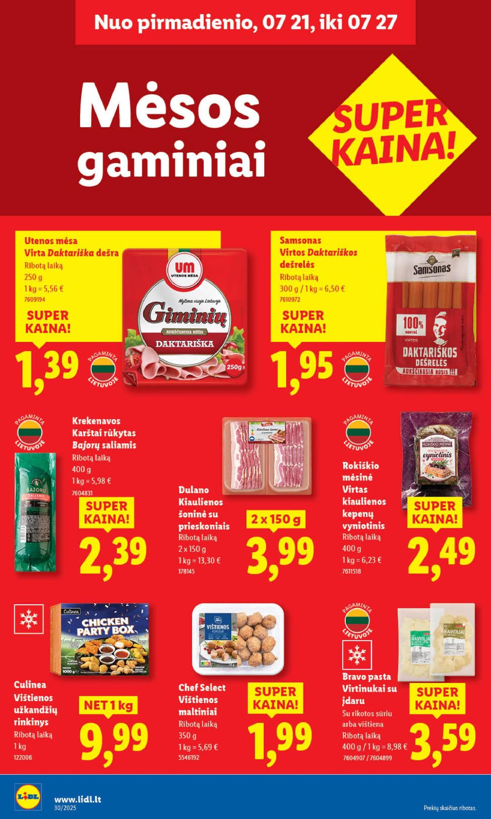 lidl - LIDL - Maisto prekių pasiūlymai (2025 07 24 - 2025 07 27) - page: 36 lidl - LIDL - Maisto prekių pasiūlymai (2025 07 24 - 2025 07 27) - page: 36