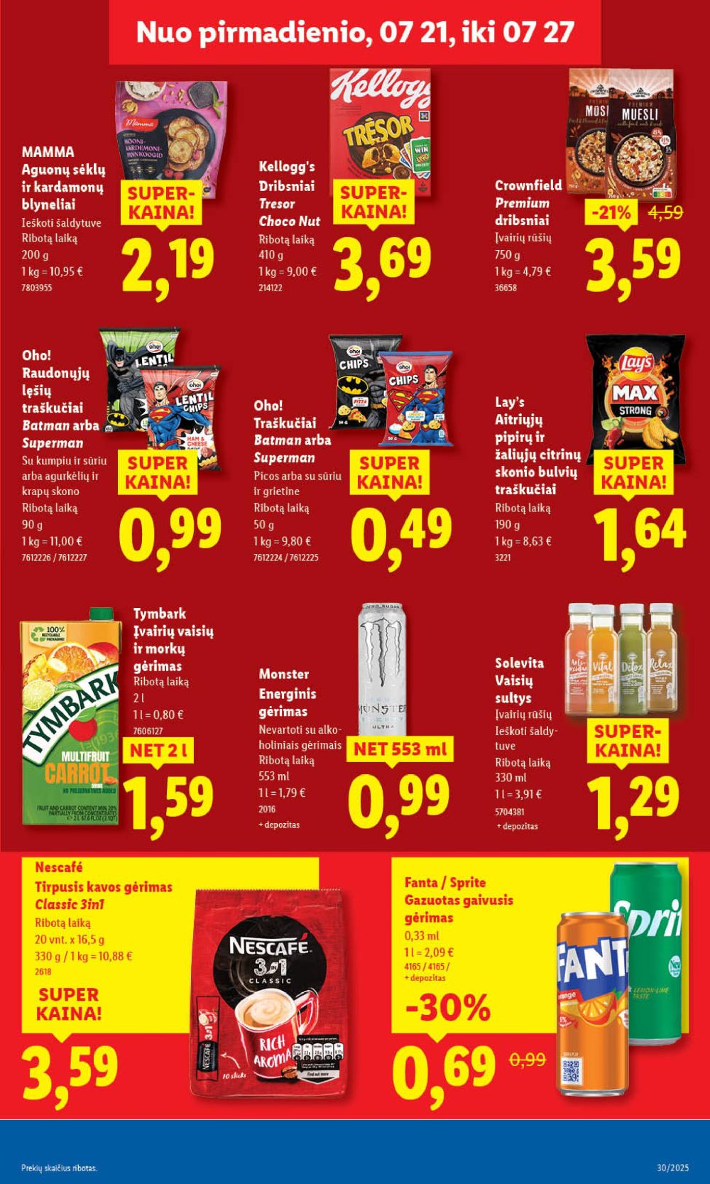 lidl - LIDL - Maisto prekių pasiūlymai (2025 07 24 - 2025 07 27) - page: 41 lidl - LIDL - Maisto prekių pasiūlymai (2025 07 24 - 2025 07 27) - page: 41