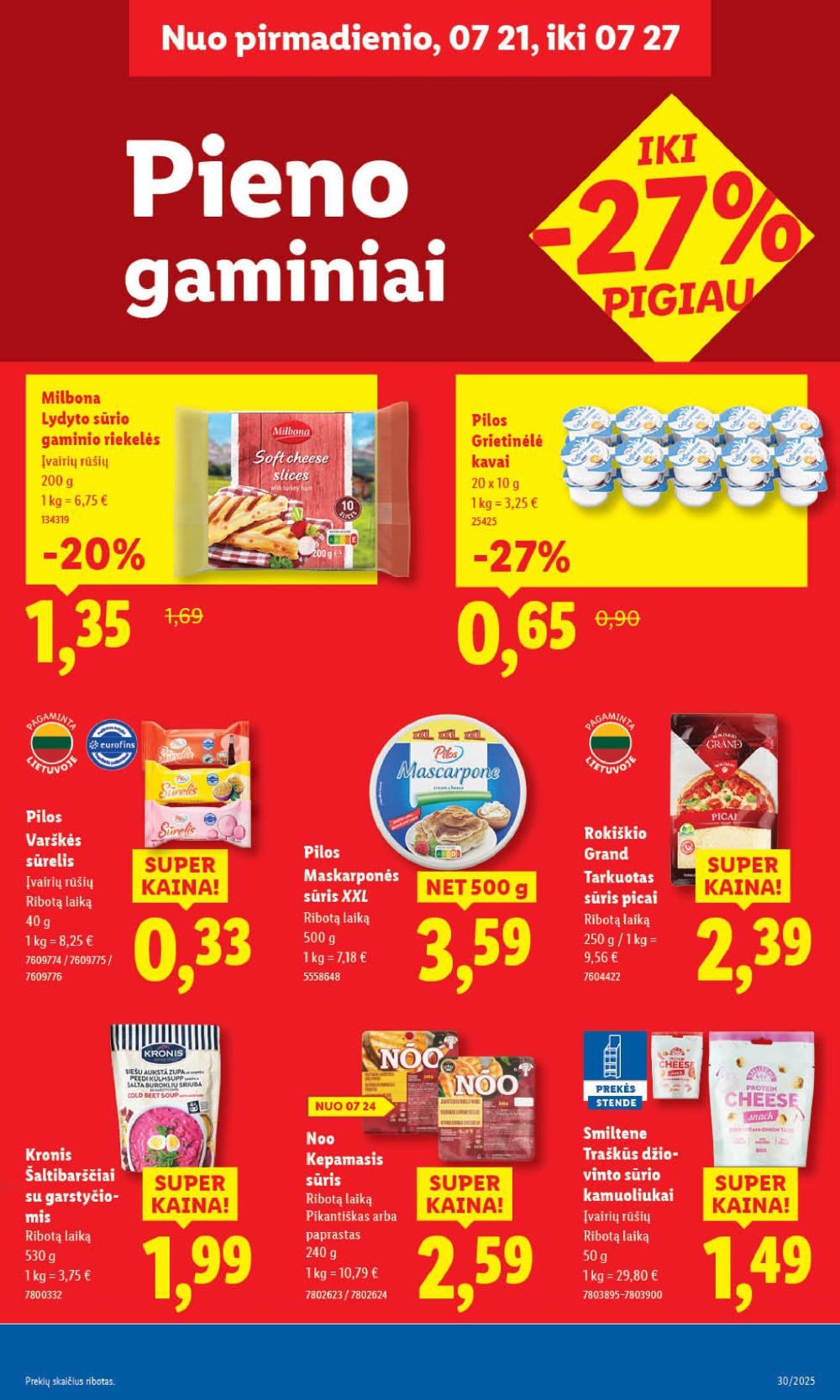 lidl - LIDL - Maisto prekių pasiūlymai (2025 07 24 - 2025 07 27) - page: 35 lidl - LIDL - Maisto prekių pasiūlymai (2025 07 24 - 2025 07 27) - page: 35