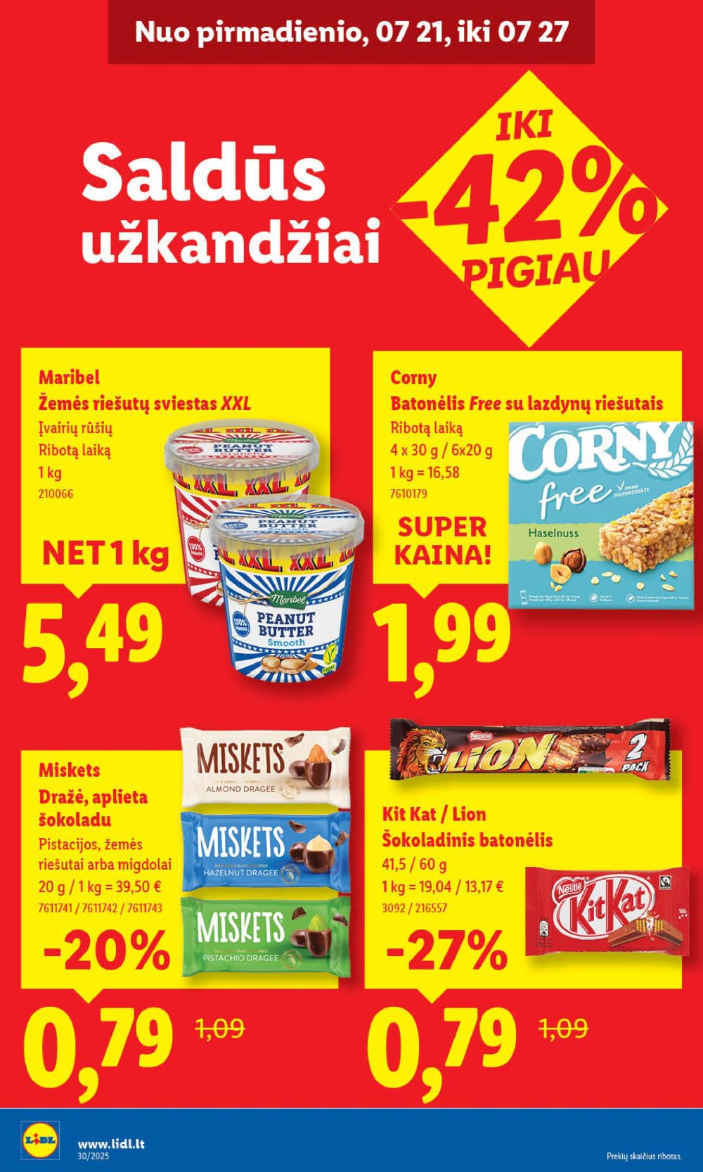 lidl - LIDL - Maisto prekių pasiūlymai (2025 07 24 - 2025 07 27) - page: 42 lidl - LIDL - Maisto prekių pasiūlymai (2025 07 24 - 2025 07 27) - page: 42