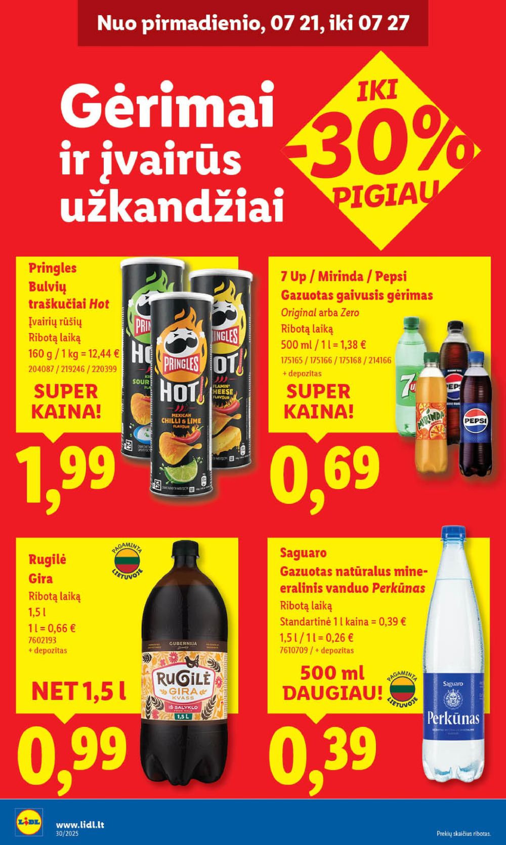 lidl - LIDL - Maisto prekių pasiūlymai (2025 07 24 - 2025 07 27) - page: 40 lidl - LIDL - Maisto prekių pasiūlymai (2025 07 24 - 2025 07 27) - page: 40