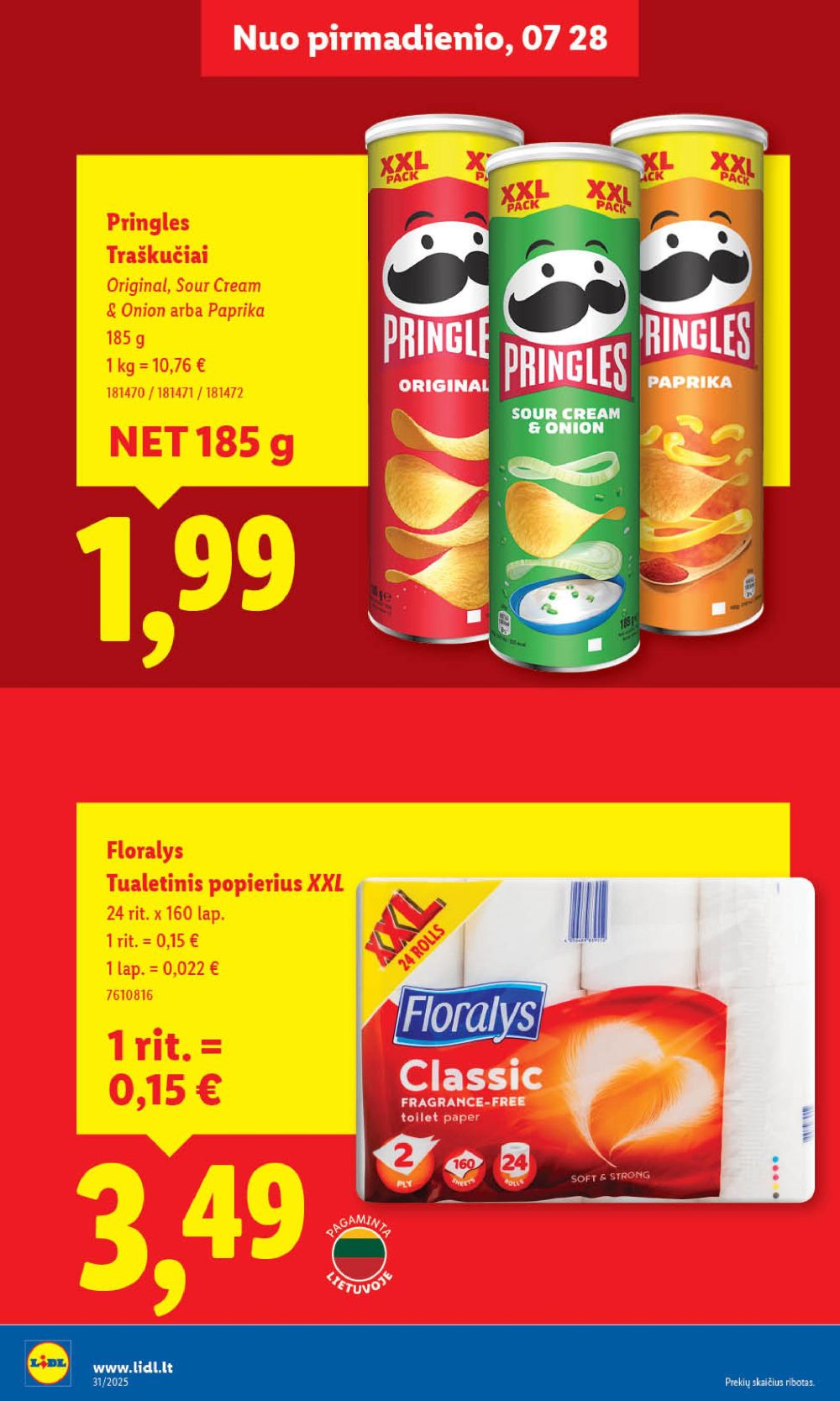 lidl - LIDL - Maisto prekių pasiūlymai (2025 07 28 - 2025 08 03) - page: 22 lidl - LIDL - Maisto prekių pasiūlymai (2025 07 28 - 2025 08 03) - page: 22