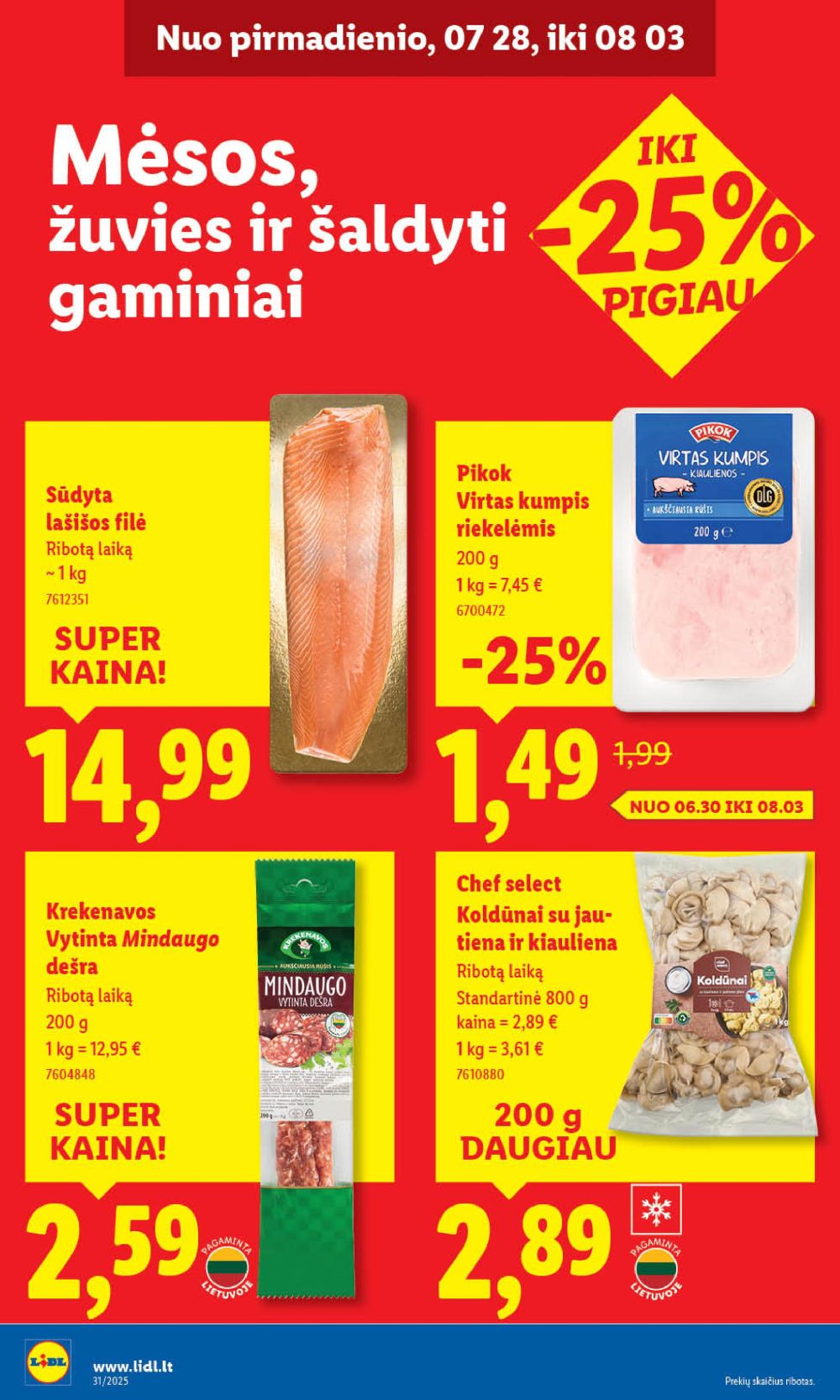 lidl - LIDL - Maisto prekių pasiūlymai (2025 07 28 - 2025 08 03) - page: 26 lidl - LIDL - Maisto prekių pasiūlymai (2025 07 28 - 2025 08 03) - page: 26