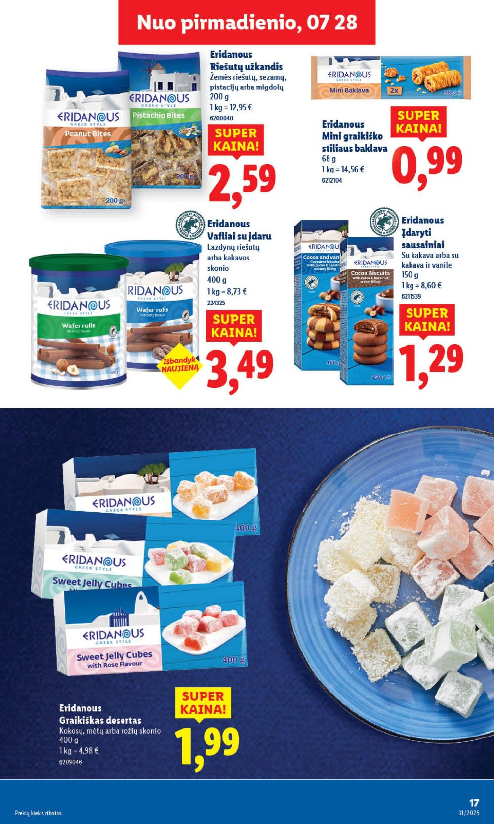 lidl - LIDL - Maisto prekių pasiūlymai (2025 07 28 - 2025 08 03) - page: 17 lidl - LIDL - Maisto prekių pasiūlymai (2025 07 28 - 2025 08 03) - page: 17