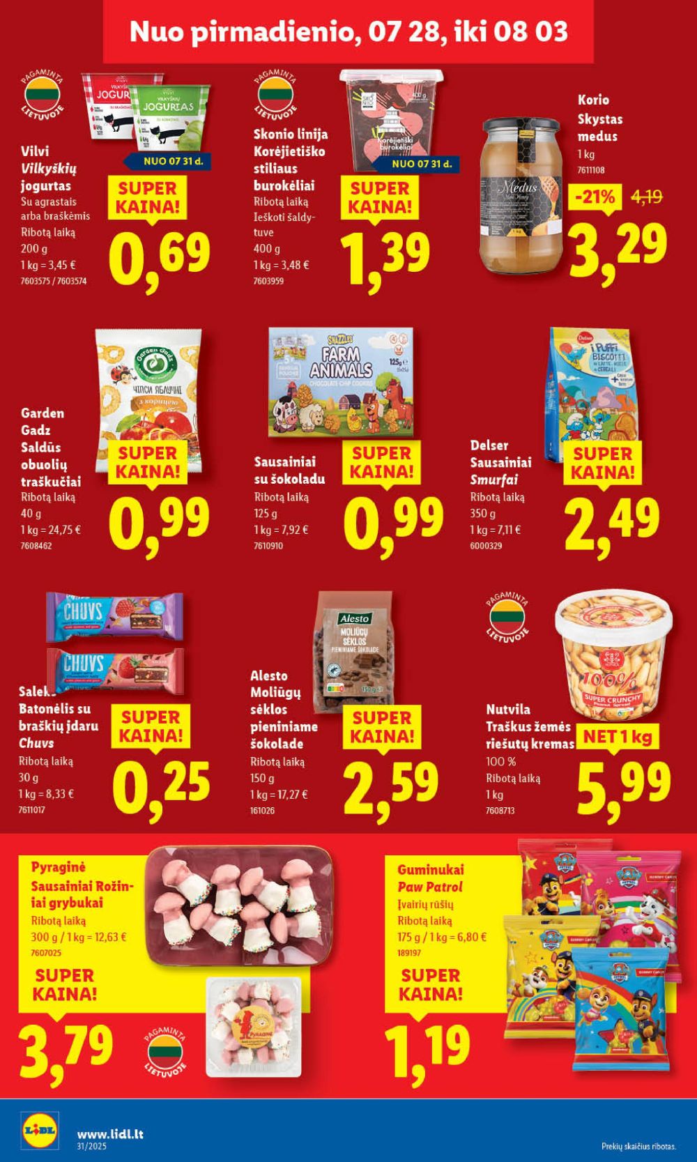lidl - LIDL - Maisto prekių pasiūlymai (2025 07 28 - 2025 08 03) - page: 32 lidl - LIDL - Maisto prekių pasiūlymai (2025 07 28 - 2025 08 03) - page: 32
