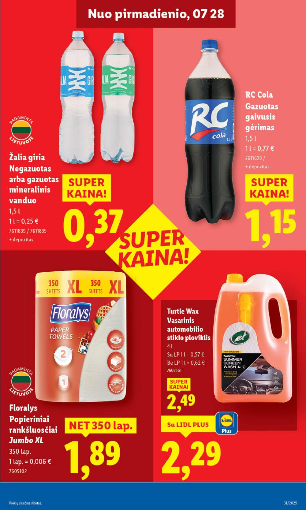 lidl - LIDL - Maisto prekių pasiūlymai (2025 07 28 - 2025 08 03) - page: 23 lidl - LIDL - Maisto prekių pasiūlymai (2025 07 28 - 2025 08 03) - page: 23