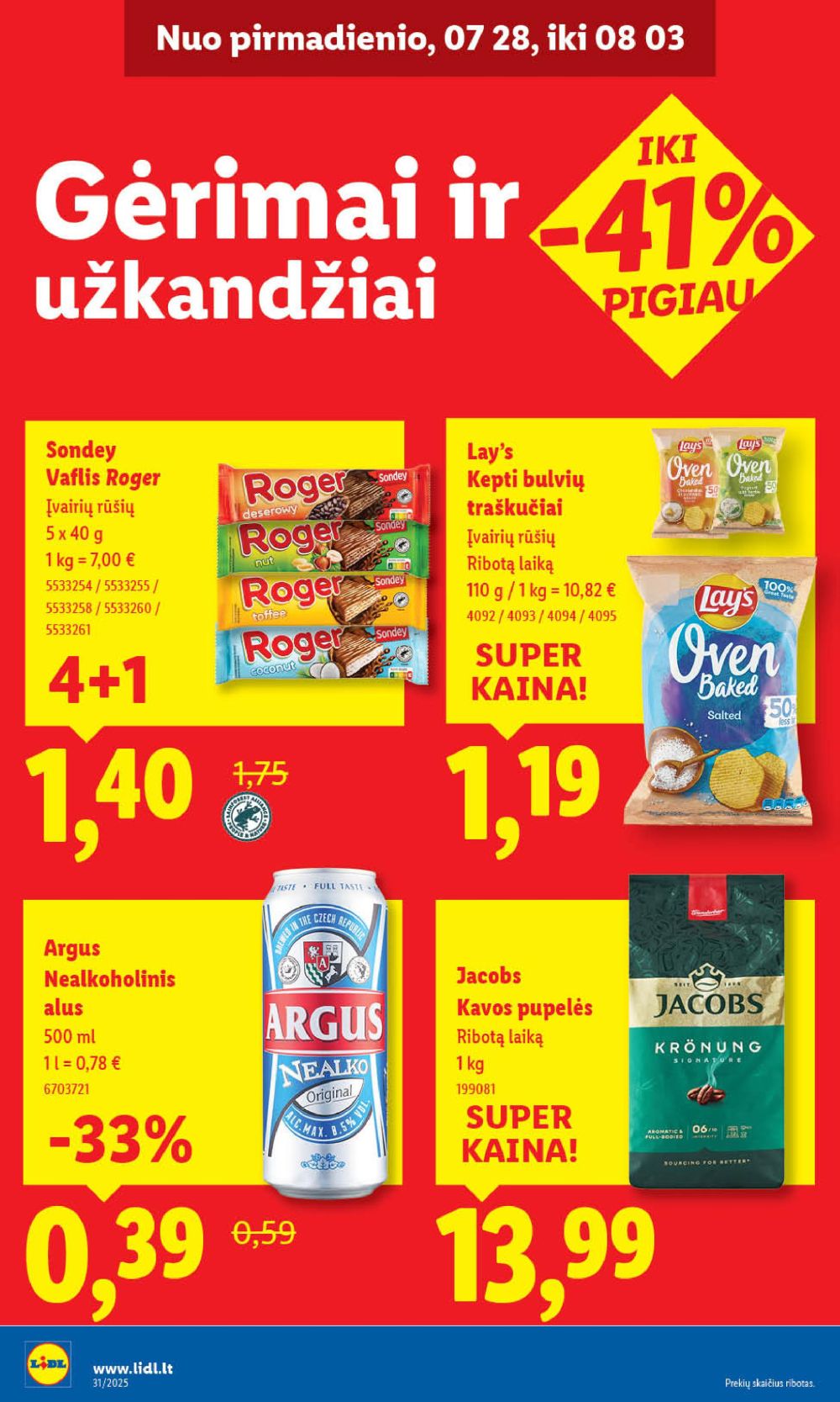 lidl - LIDL - Maisto prekių pasiūlymai (2025 07 28 - 2025 08 03) - page: 30 lidl - LIDL - Maisto prekių pasiūlymai (2025 07 28 - 2025 08 03) - page: 30