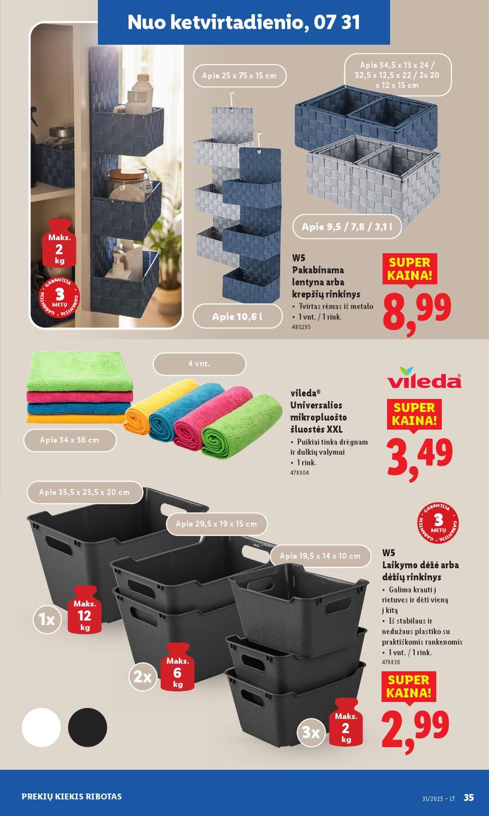 lidl - LIDL - Ne maisto prekių pasiūlymai (2025 07 28 - 2025 08 03) - page: 35 lidl - LIDL - Ne maisto prekių pasiūlymai (2025 07 28 - 2025 08 03) - page: 35