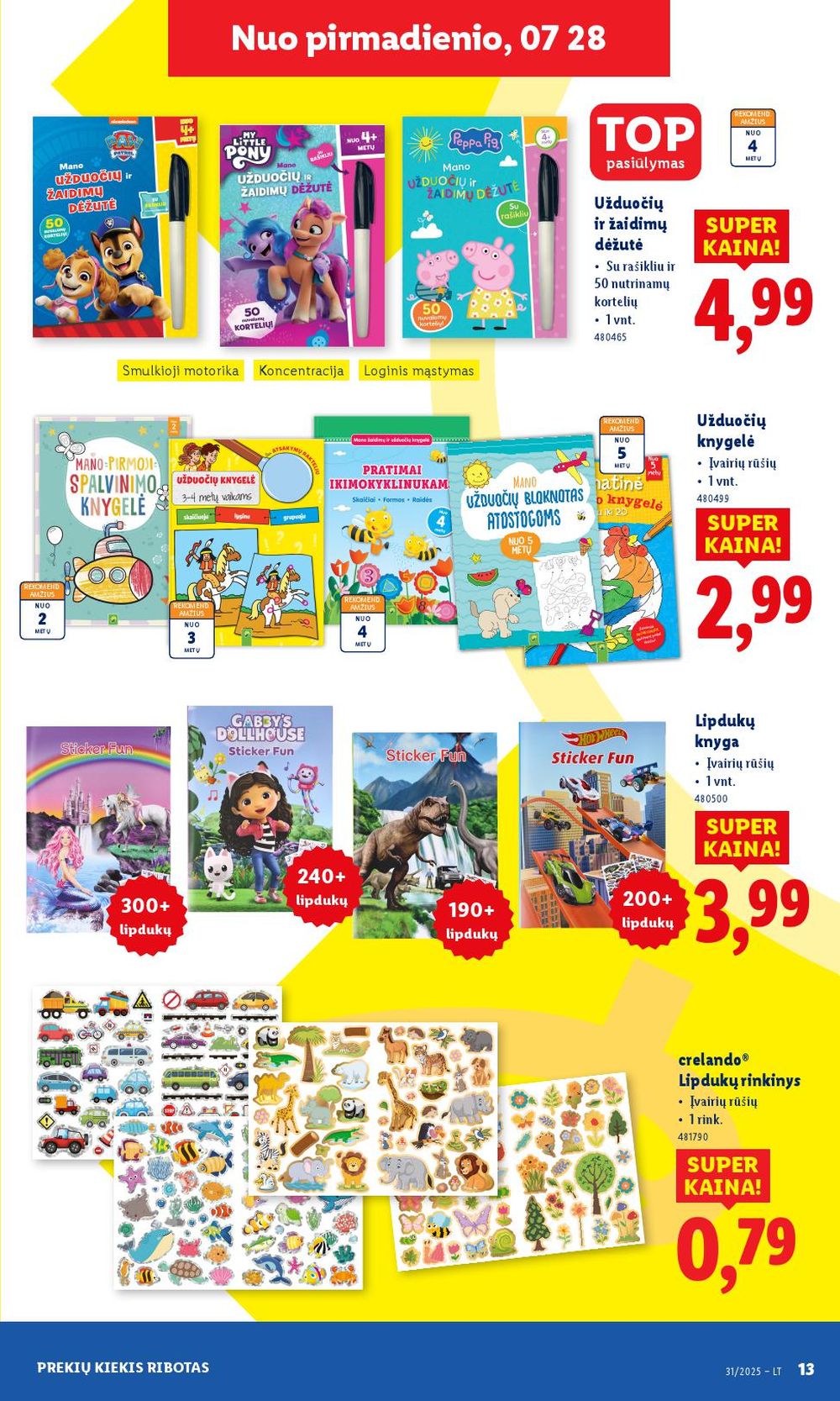 lidl - LIDL - Ne maisto prekių pasiūlymai (2025 07 28 - 2025 08 03) - page: 13 lidl - LIDL - Ne maisto prekių pasiūlymai (2025 07 28 - 2025 08 03) - page: 13