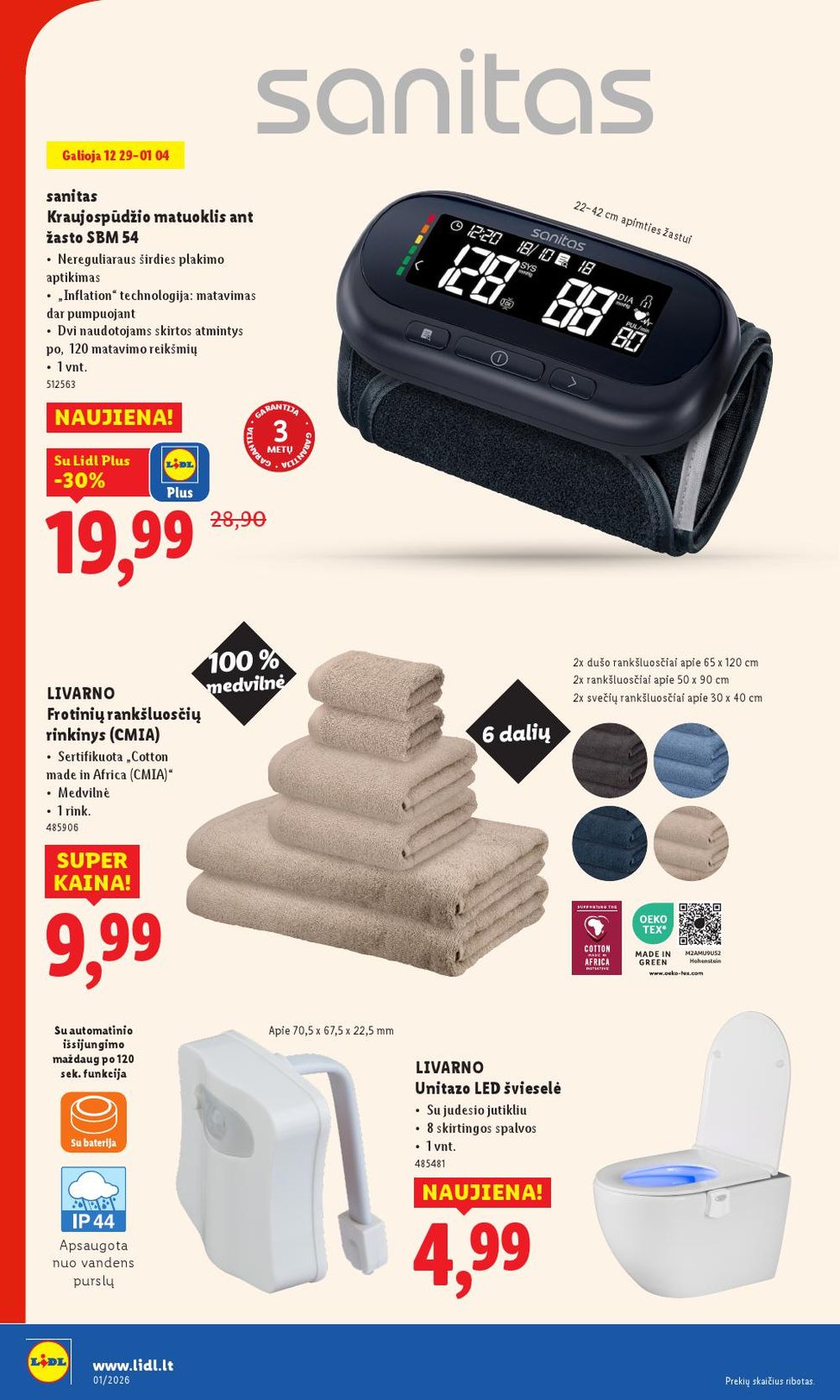 lidl - LIDL - Ne maisto prekių pasiūlymai (2025 12 29 - 2026 01 04) - page: 14