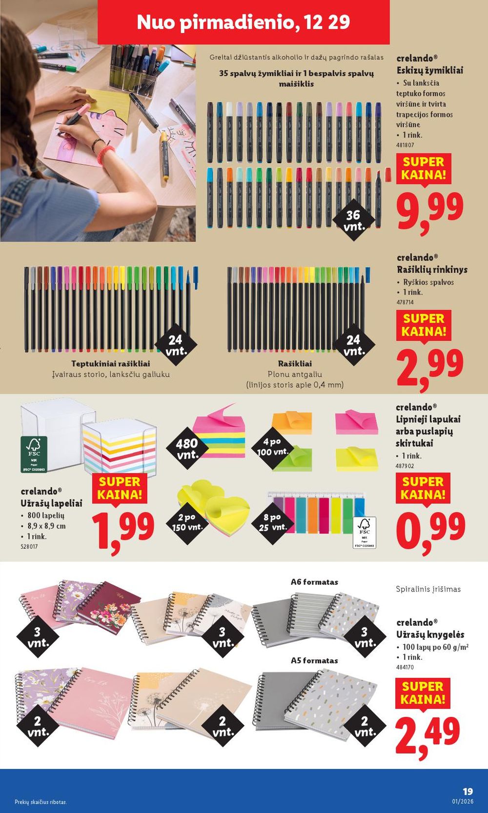 lidl - LIDL - Ne maisto prekių pasiūlymai (2025 12 29 - 2026 01 04) - page: 19