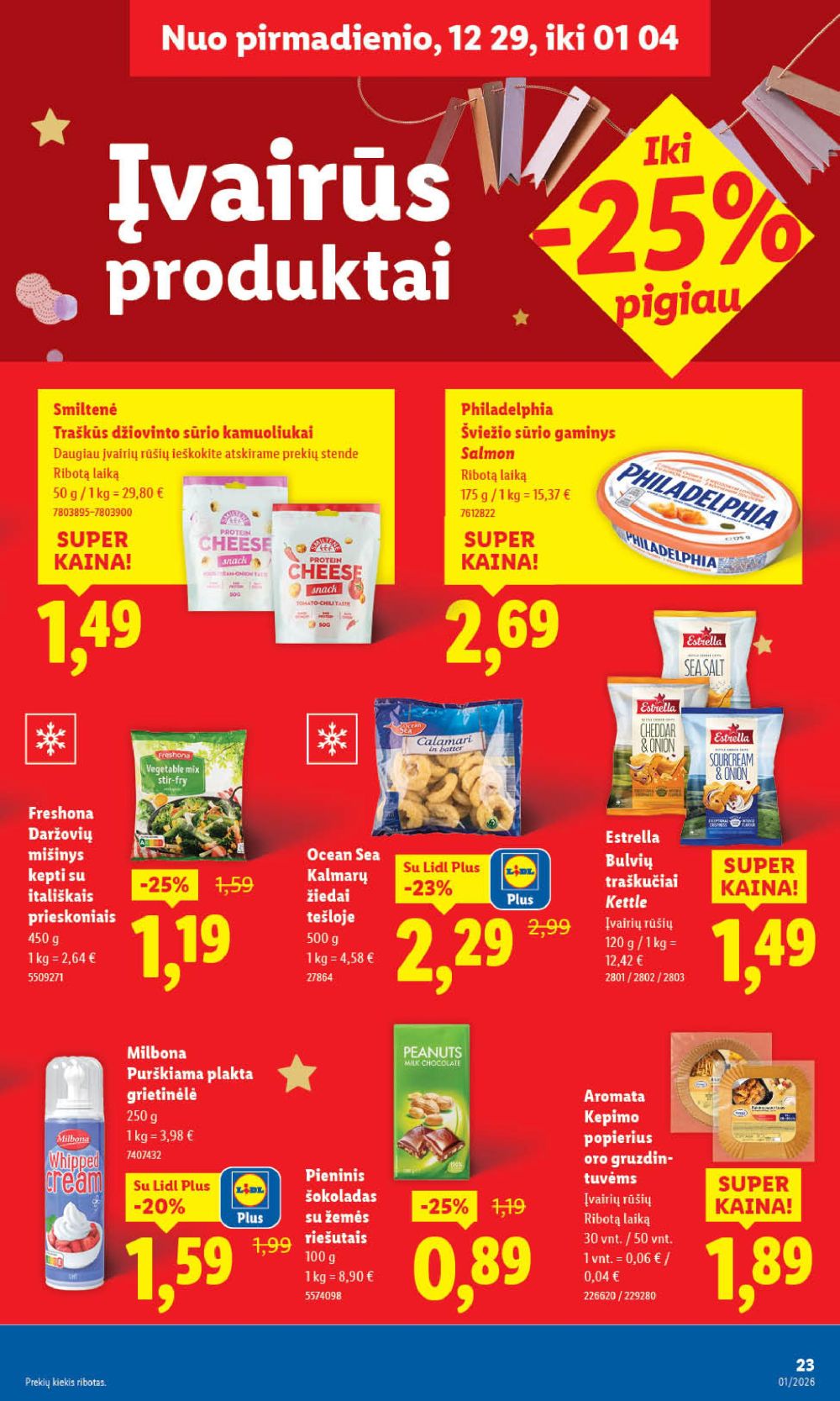 lidl - LIDL - Maisto prekių pasiūlymai (2026 01 02 - 2026 01 04) - page: 27