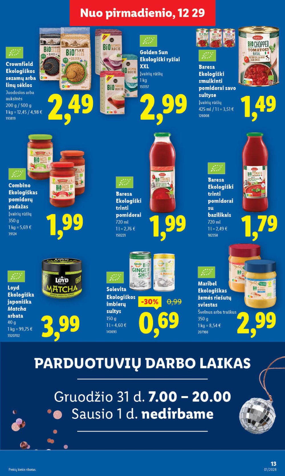 lidl - LIDL - Maisto prekių pasiūlymai (2026 01 02 - 2026 01 04) - page: 17