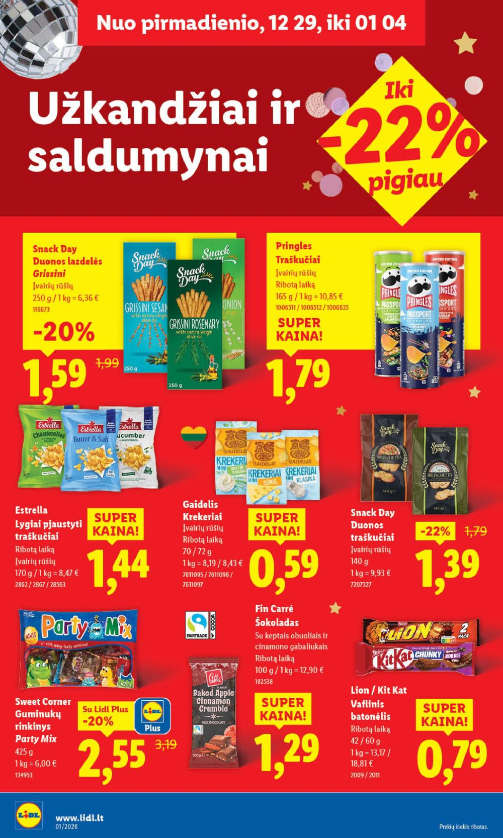 lidl - LIDL - Maisto prekių pasiūlymai (2026 01 02 - 2026 01 04) - page: 32