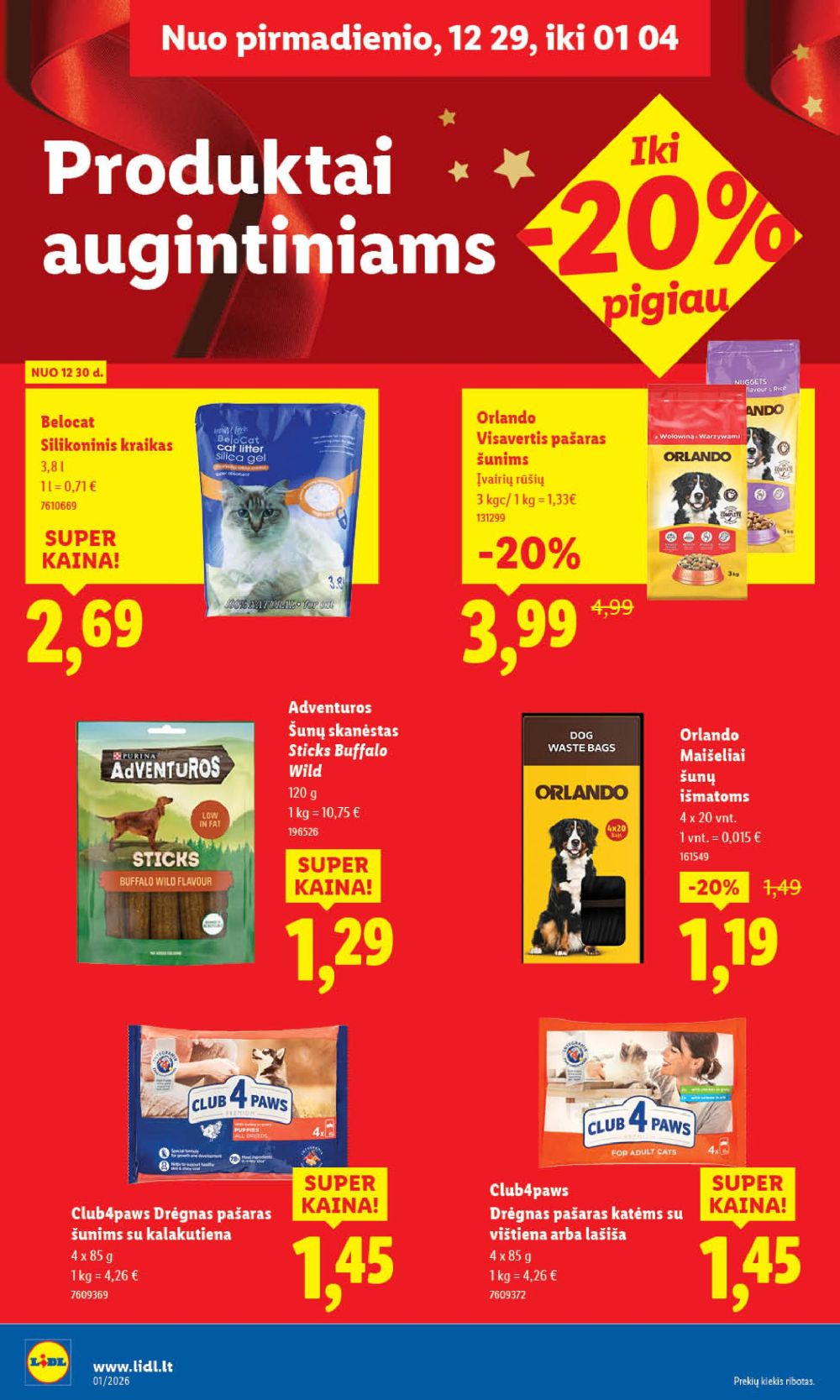 lidl - LIDL - Maisto prekių pasiūlymai (2026 01 02 - 2026 01 04) - page: 38