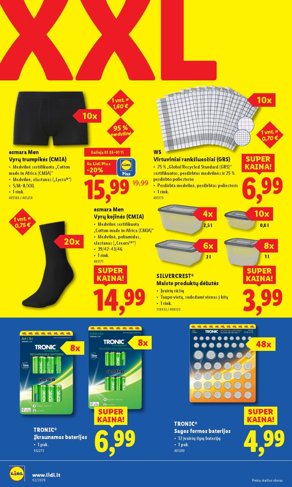 lidl - LIDL - Ne maisto prekių pasiūlymai (2026 01 05 - 2026 01 11) - page: 10