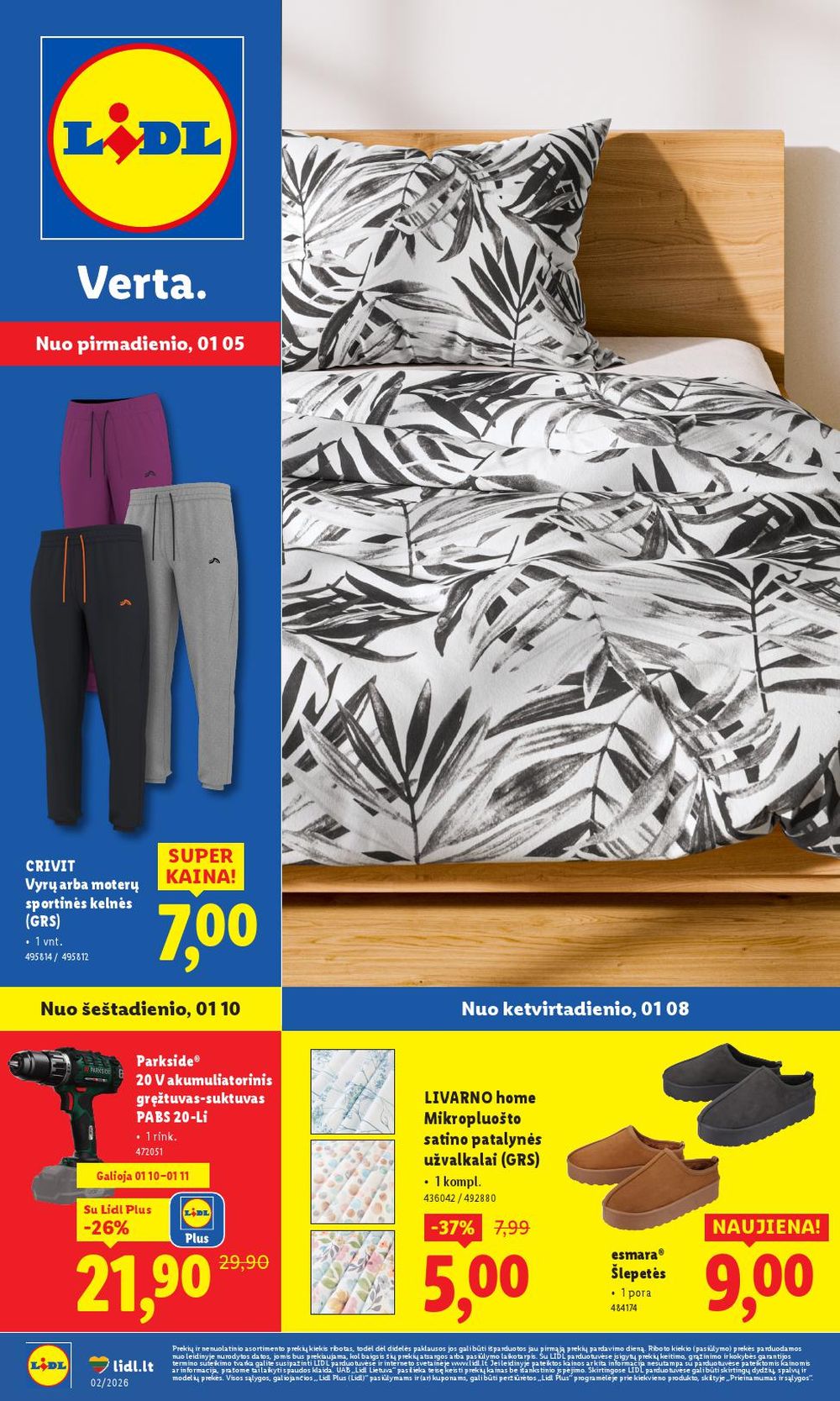 lidl - LIDL - Ne maisto prekių pasiūlymai (2026 01 05 - 2026 01 11)