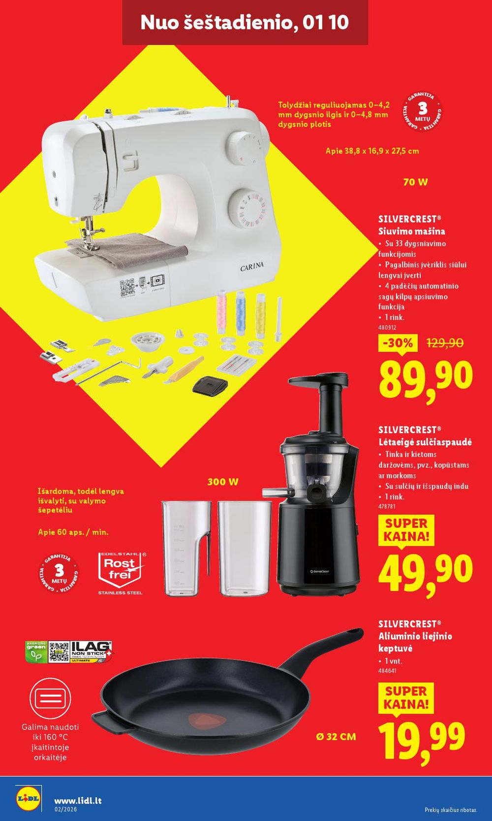 lidl - LIDL - Ne maisto prekių pasiūlymai (2026 01 05 - 2026 01 11) - page: 28