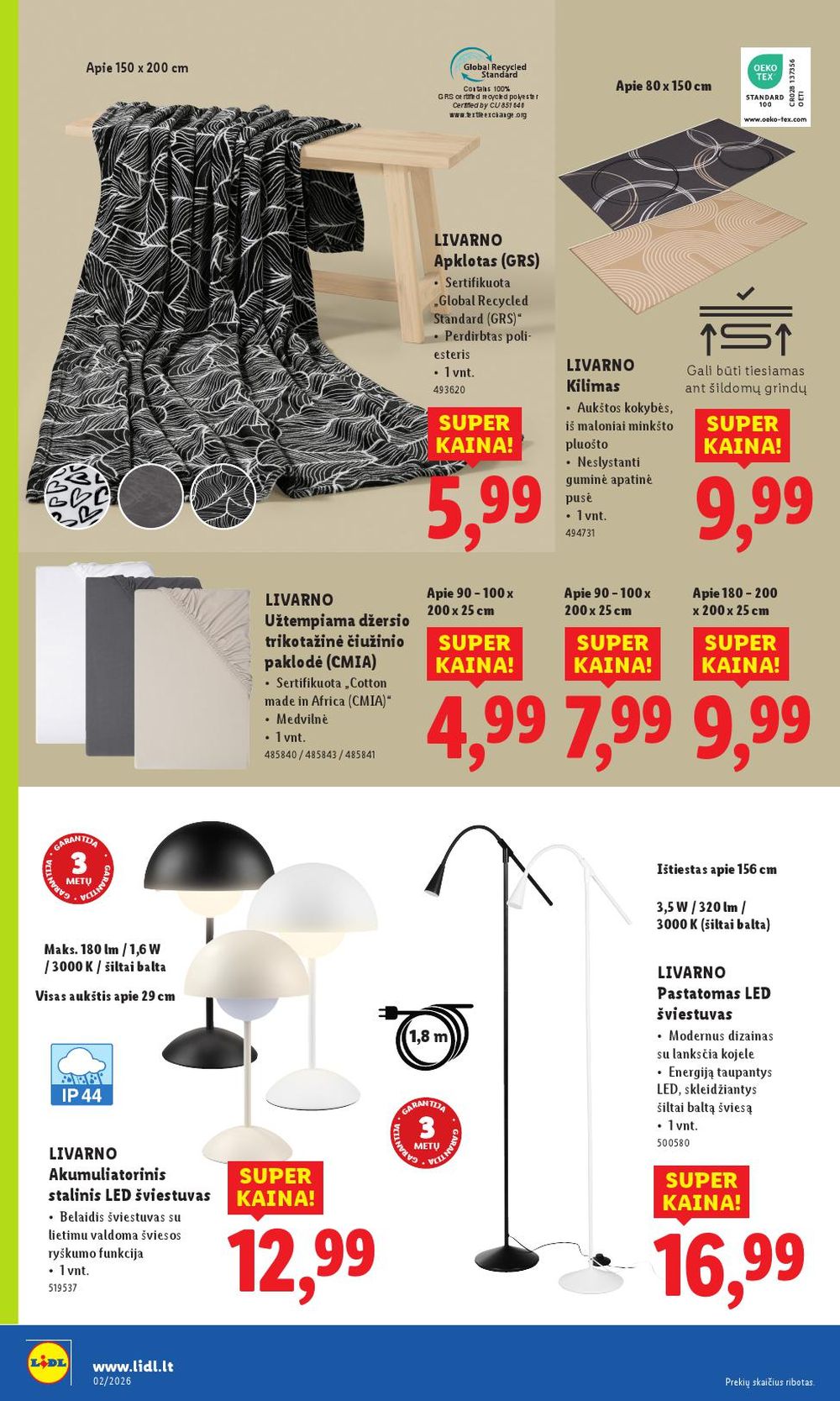 lidl - LIDL - Ne maisto prekių pasiūlymai (2026 01 05 - 2026 01 11) - page: 16