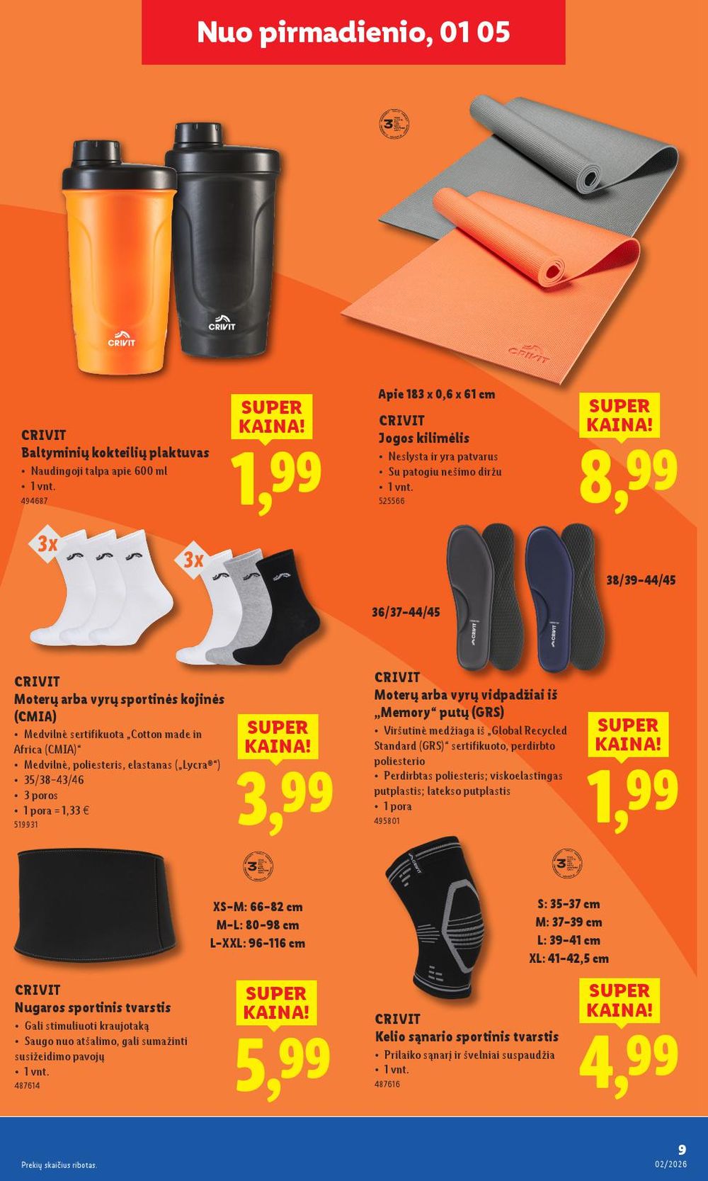 lidl - LIDL - Ne maisto prekių pasiūlymai (2026 01 05 - 2026 01 11) - page: 9