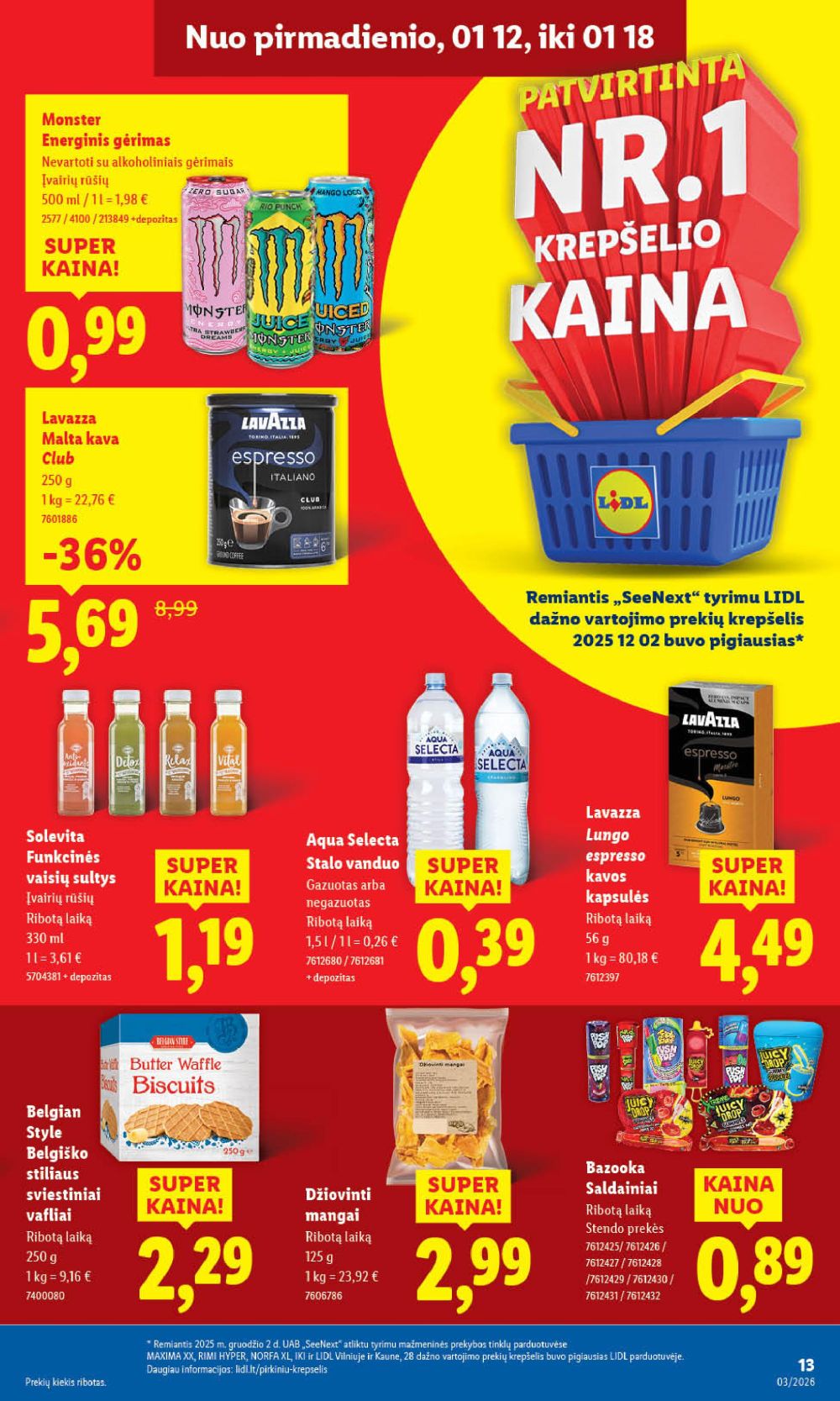 lidl - LIDL - Maisto prekių pasiūlymai (2026 01 12 - 2026 01 18) - page: 15