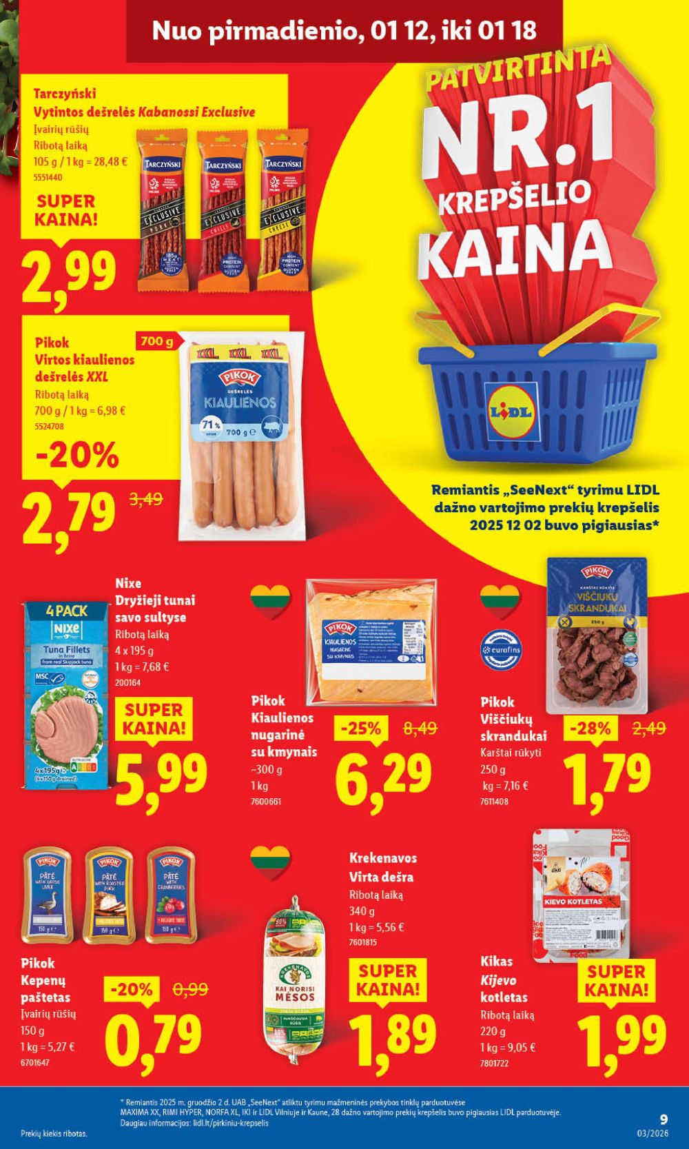 lidl - LIDL - Maisto prekių pasiūlymai (2026 01 12 - 2026 01 18) - page: 11