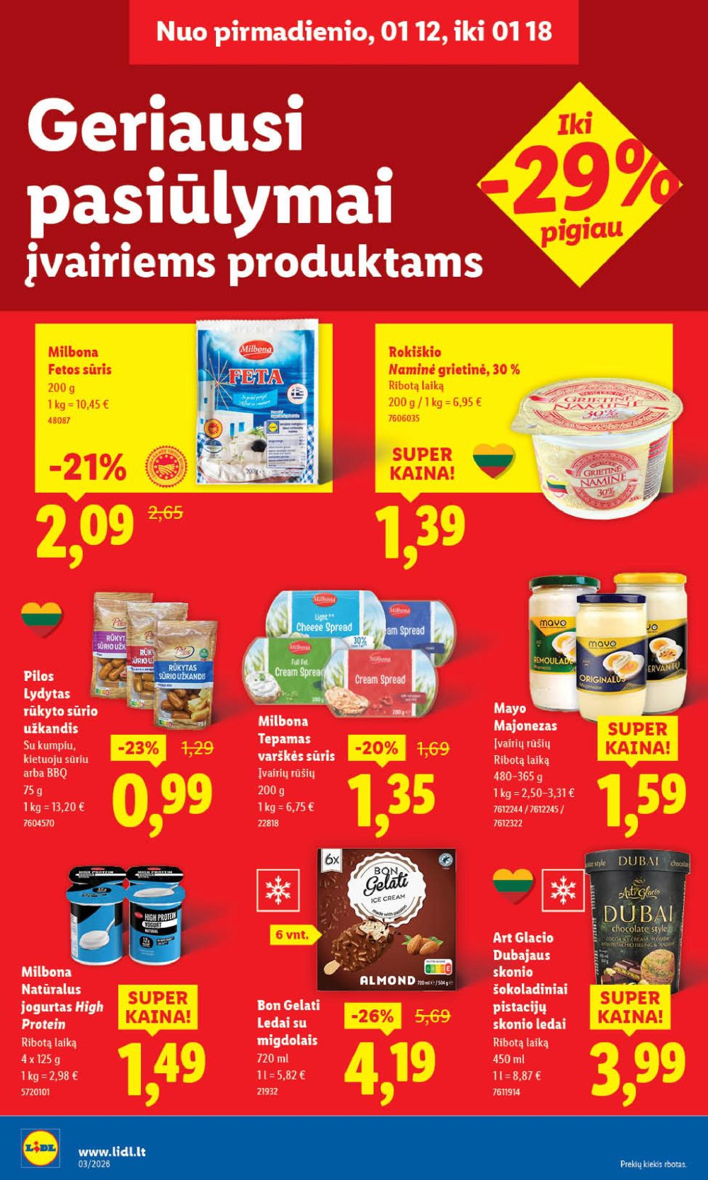 lidl - LIDL - Maisto prekių pasiūlymai (2026 01 12 - 2026 01 18) - page: 12