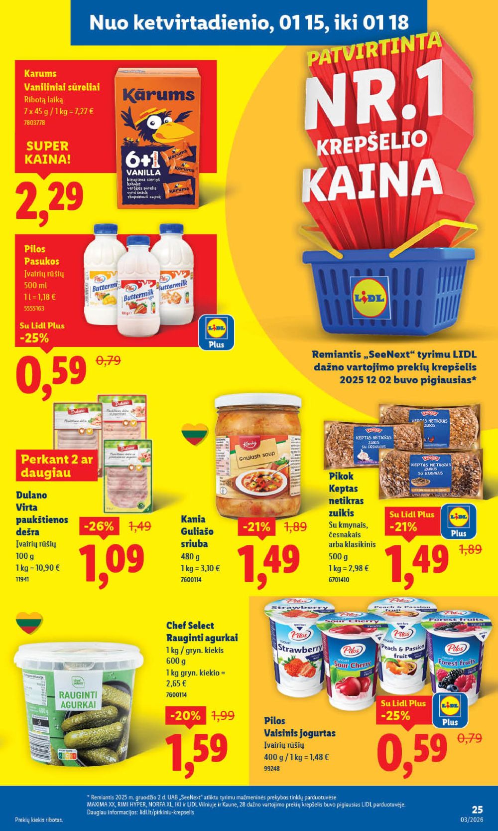 lidl - LIDL - Maisto prekių pasiūlymai (2026 01 12 - 2026 01 18) - page: 27