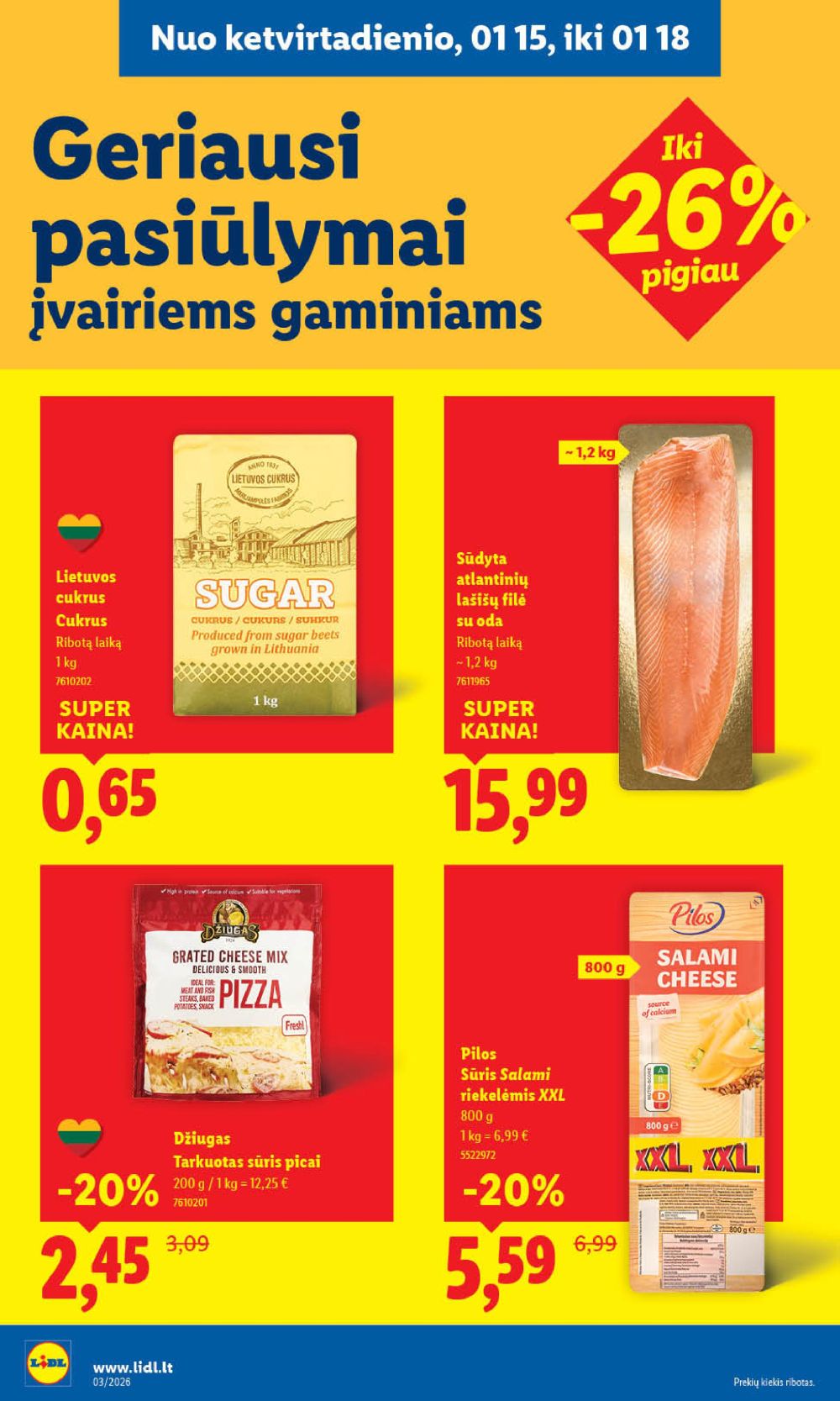 lidl - LIDL - Maisto prekių pasiūlymai (2026 01 12 - 2026 01 18) - page: 26