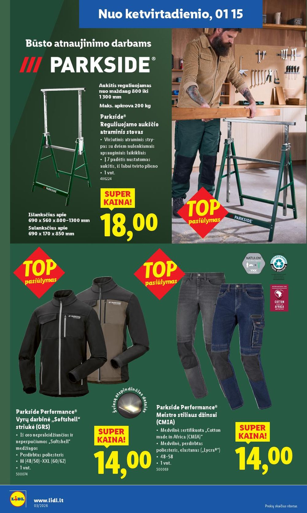 lidl - LIDL - Ne maisto prekių pasiūlymai (2026 01 12 - 2026 01 18) - page: 12