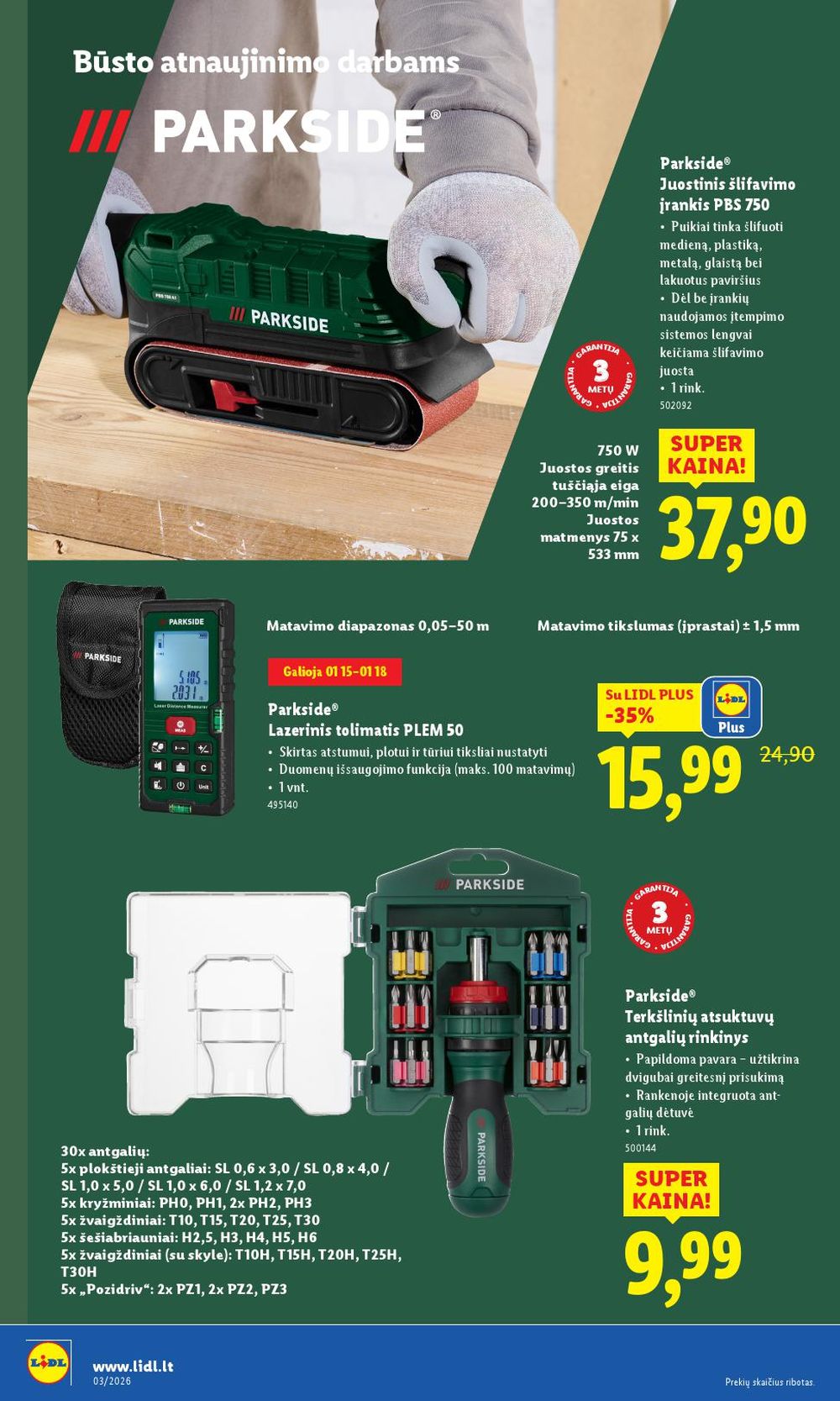 lidl - LIDL - Ne maisto prekių pasiūlymai (2026 01 12 - 2026 01 18) - page: 14