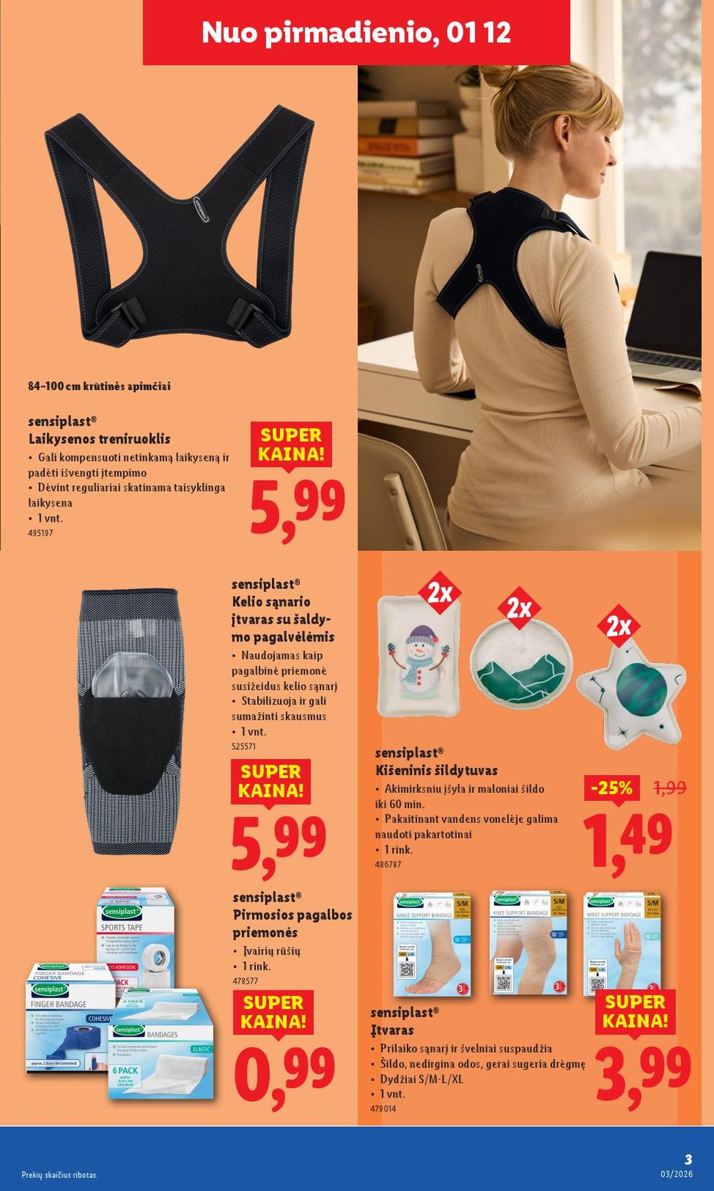 lidl - LIDL - Ne maisto prekių pasiūlymai (2026 01 12 - 2026 01 18) - page: 3