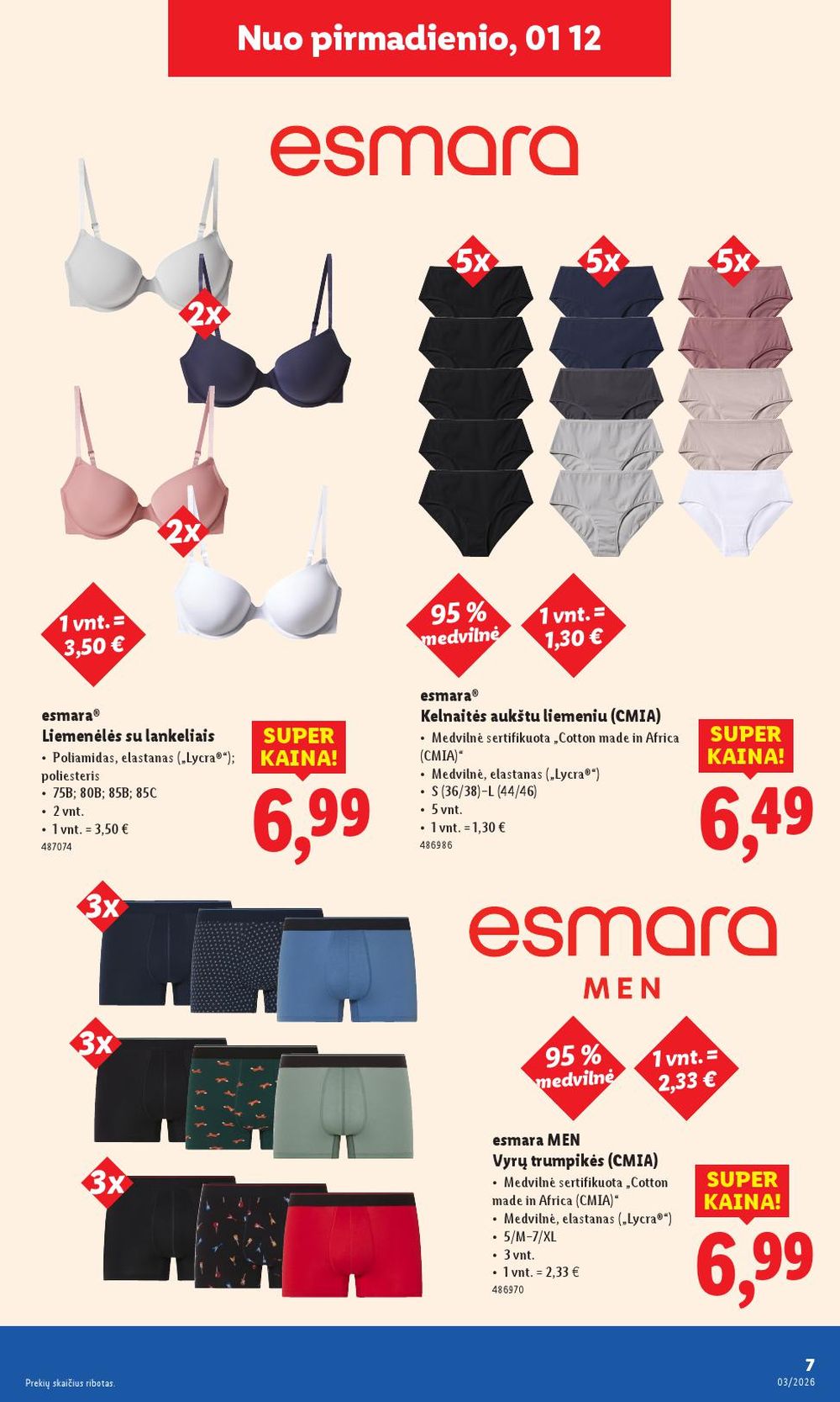 lidl - LIDL - Ne maisto prekių pasiūlymai (2026 01 12 - 2026 01 18) - page: 7