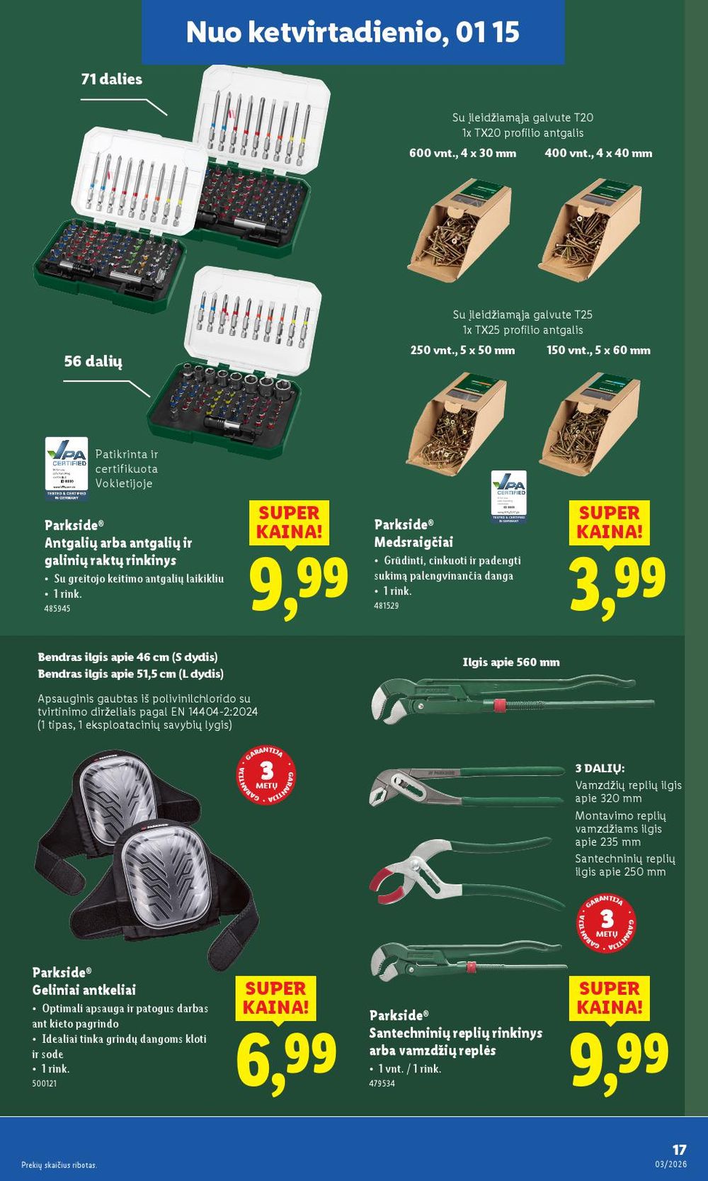 lidl - LIDL - Ne maisto prekių pasiūlymai (2026 01 12 - 2026 01 18) - page: 17