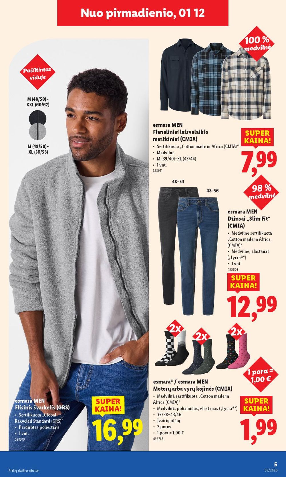 lidl - LIDL - Ne maisto prekių pasiūlymai (2026 01 12 - 2026 01 18) - page: 5