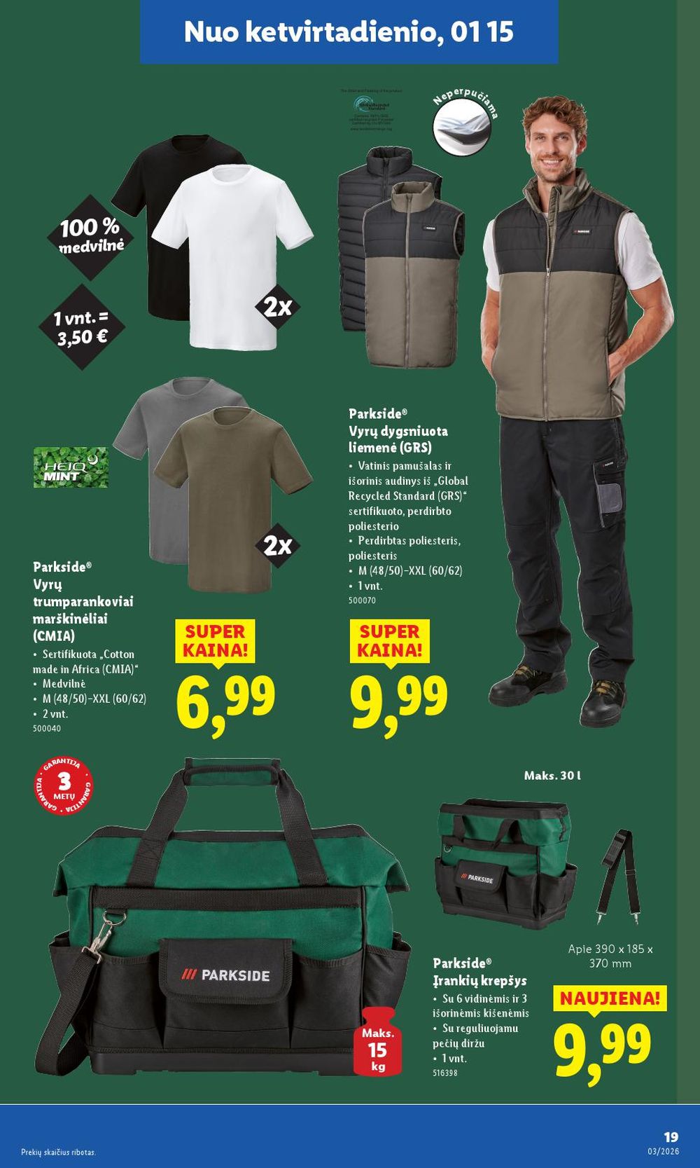 lidl - LIDL - Ne maisto prekių pasiūlymai (2026 01 12 - 2026 01 18) - page: 19