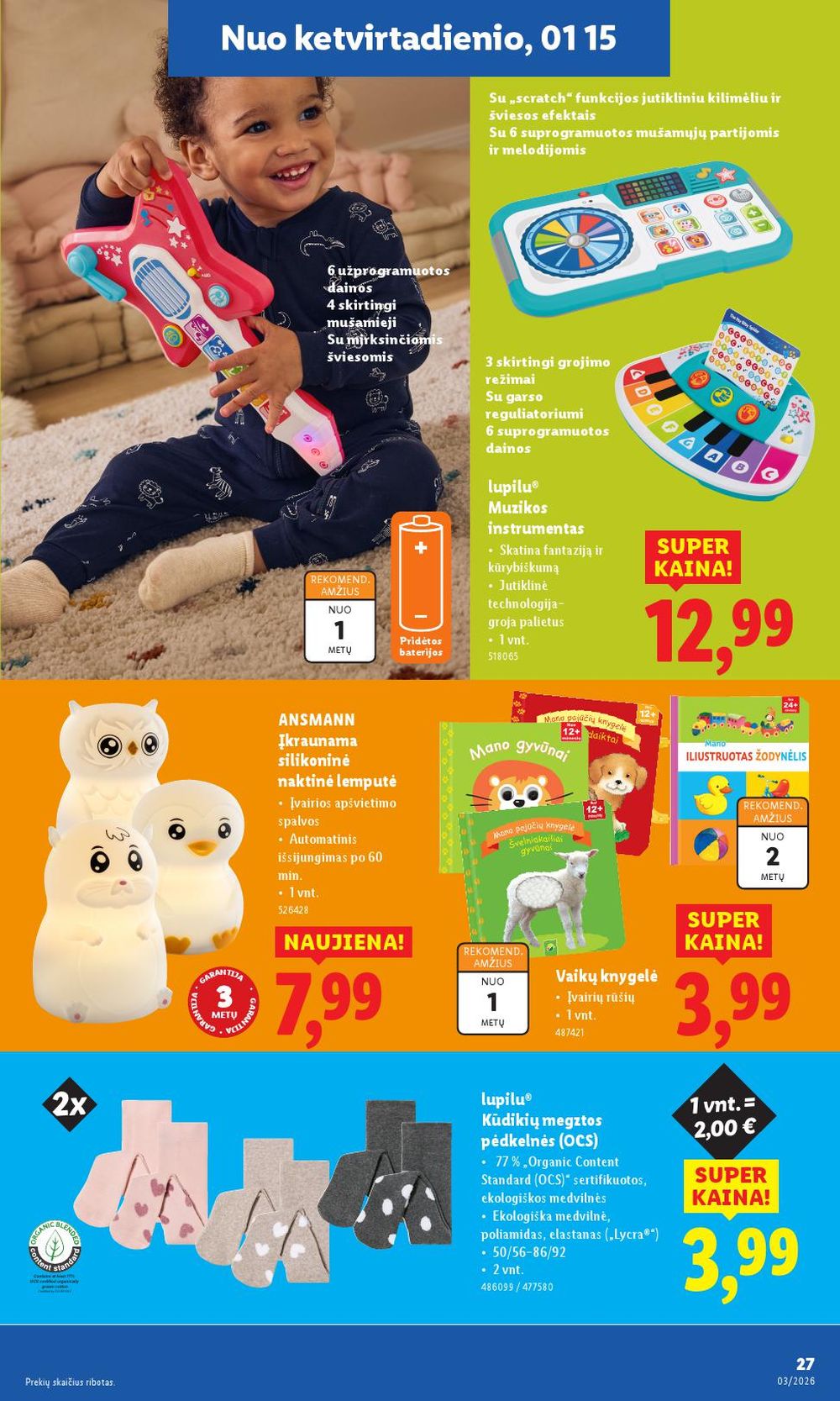 lidl - LIDL - Ne maisto prekių pasiūlymai (2026 01 12 - 2026 01 18) - page: 27