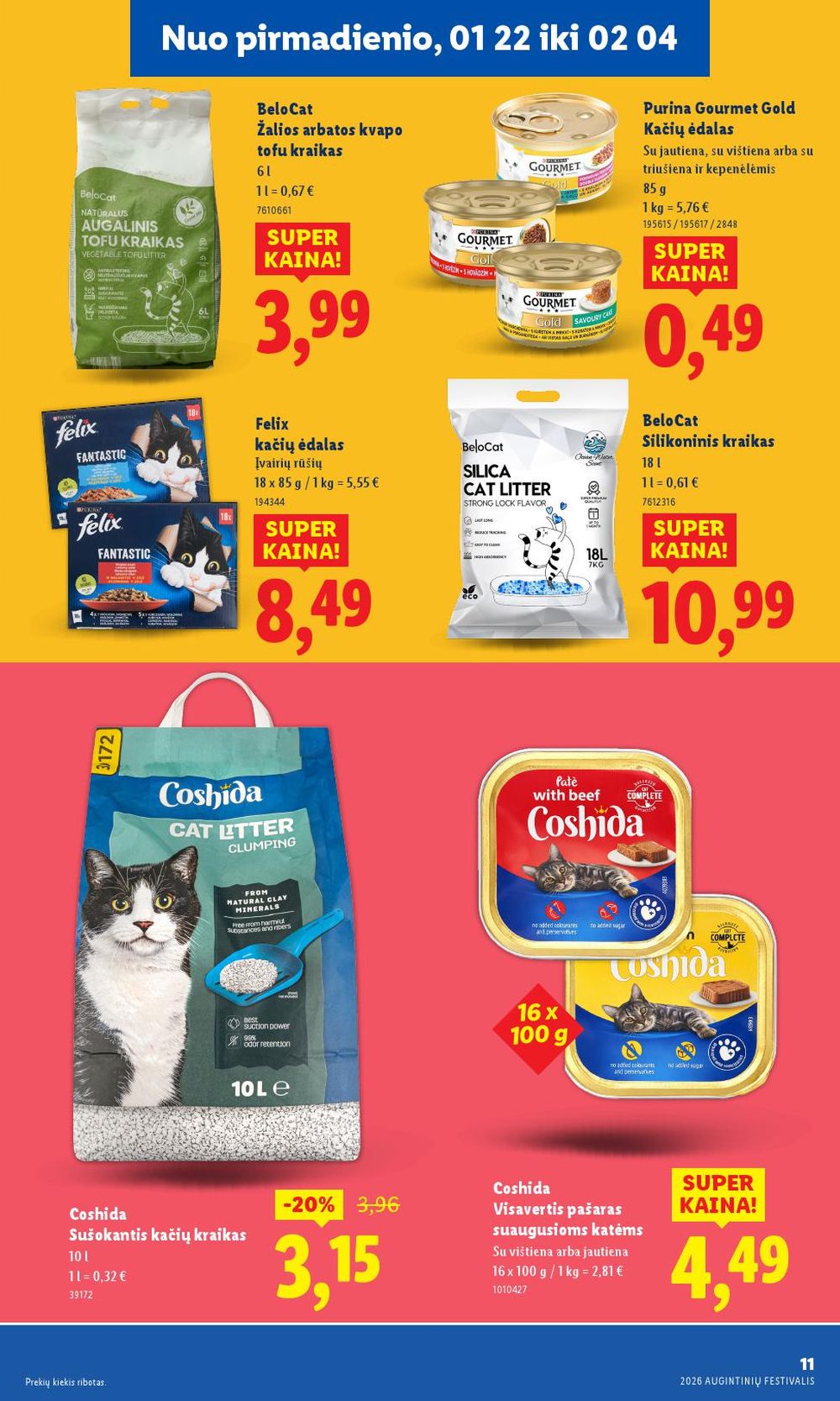 lidl - LIDL - Maisto prekių pasiūlymai (2026 01 22 - 2026 02 04) - page: 11