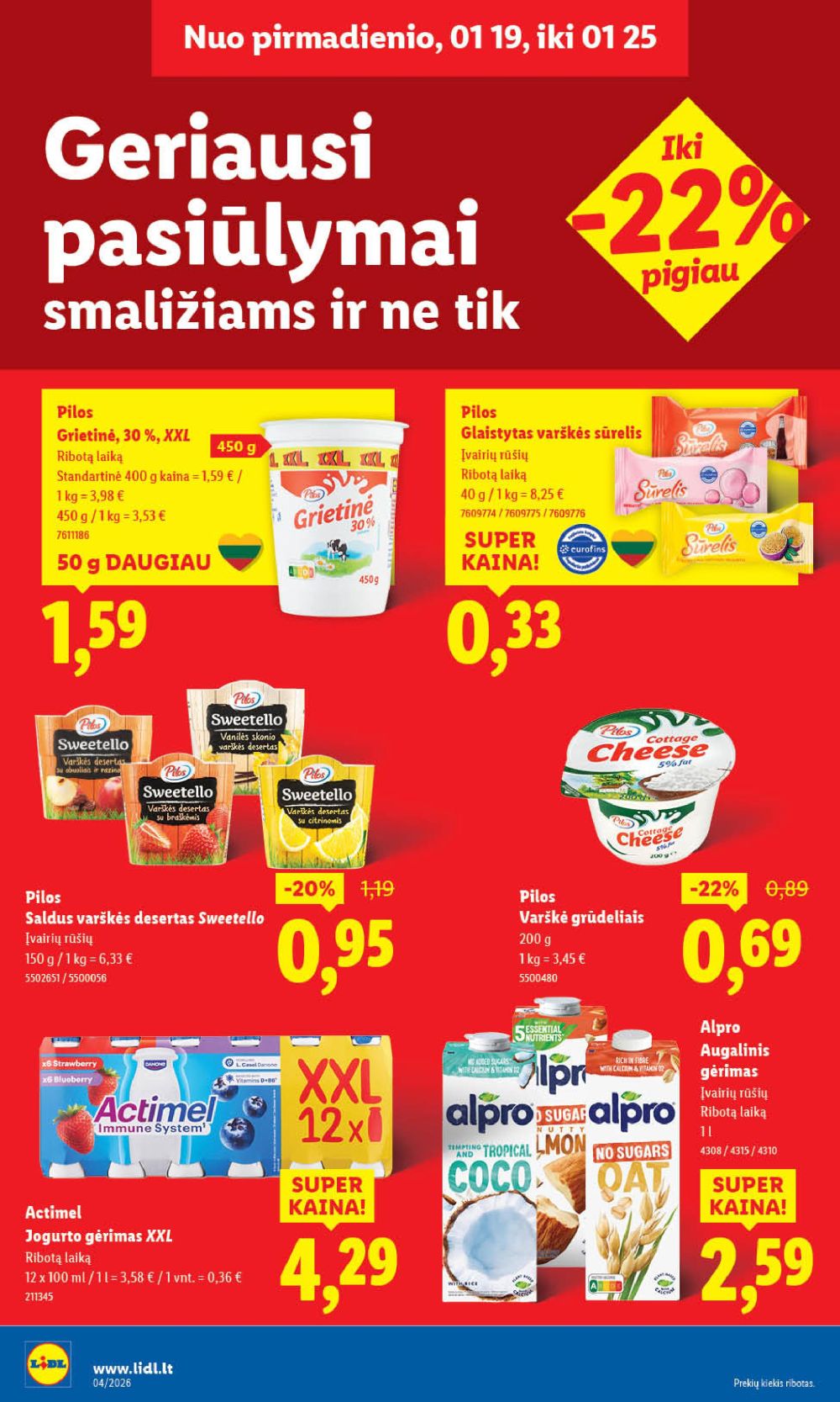 lidl - LIDL - Maisto prekių pasiūlymai (2026 01 19 - 2026 01 25) - page: 24