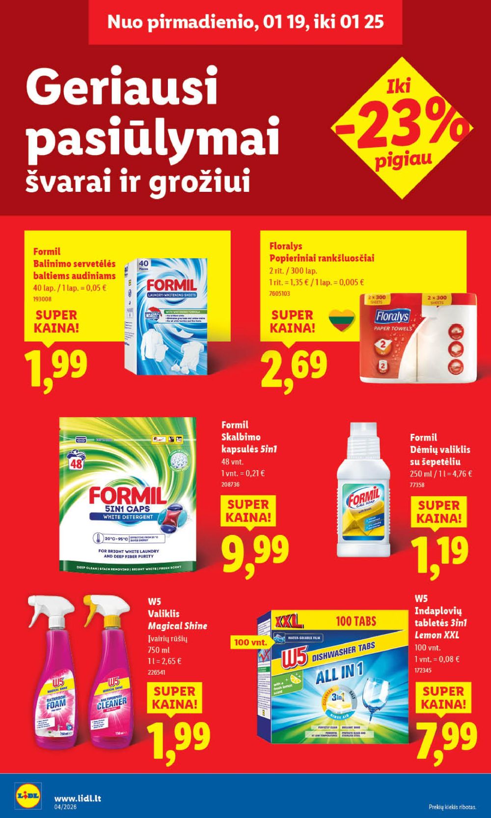 lidl - LIDL - Maisto prekių pasiūlymai (2026 01 19 - 2026 01 25) - page: 28
