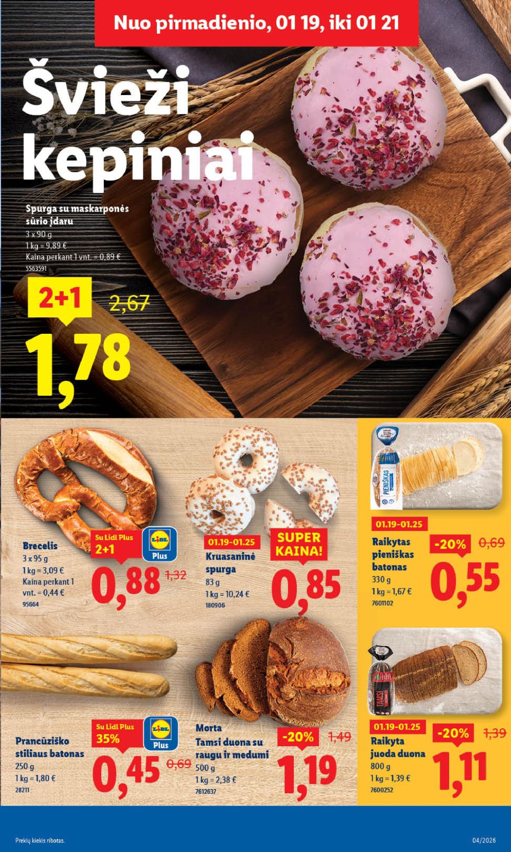 lidl - LIDL - Maisto prekių pasiūlymai (2026 01 19 - 2026 01 25) - page: 7