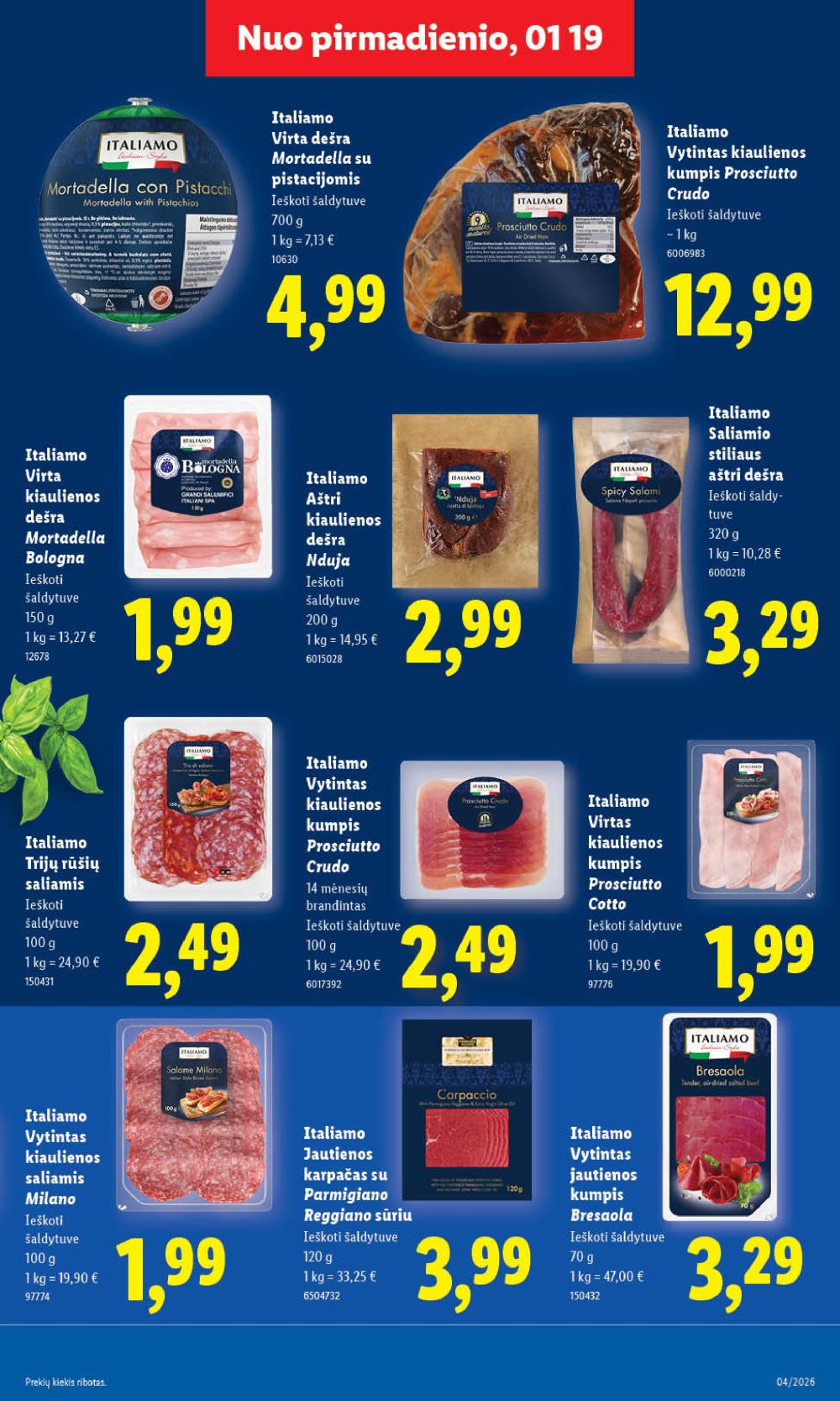 lidl - LIDL - Maisto prekių pasiūlymai (2026 01 19 - 2026 01 25) - page: 11