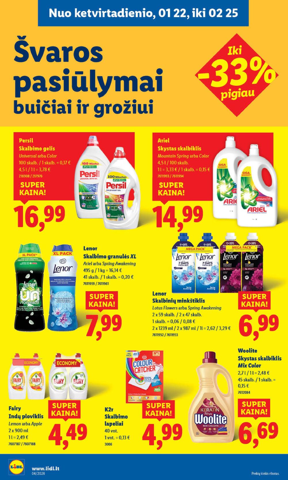 lidl - LIDL - Maisto prekių pasiūlymai (2026 01 19 - 2026 01 25) - page: 30