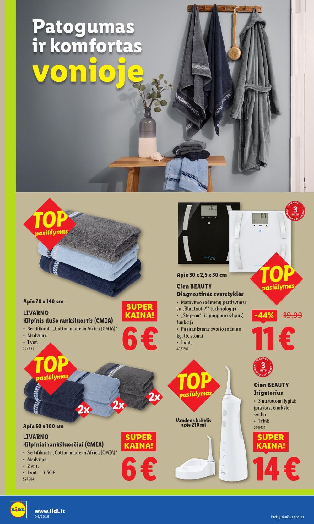 lidl - LIDL - Ne maisto prekių pasiūlymai (2026 01 19 - 2026 01 25) - page: 2