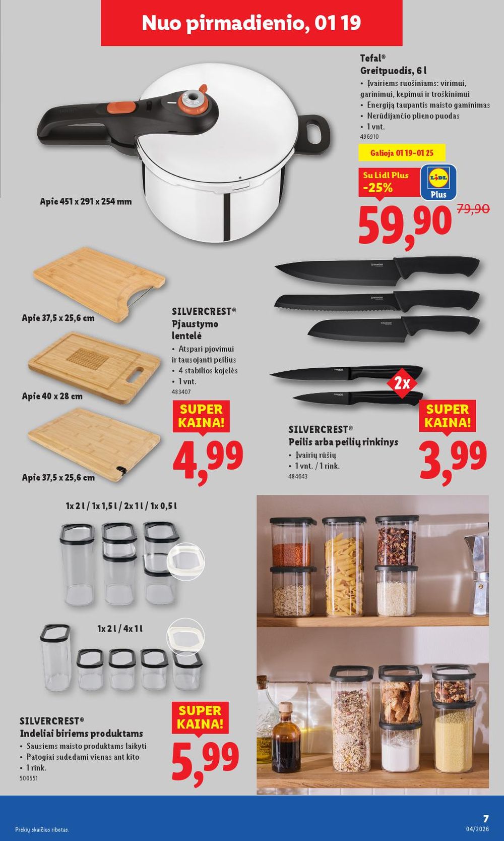 lidl - LIDL - Ne maisto prekių pasiūlymai (2026 01 19 - 2026 01 25) - page: 7