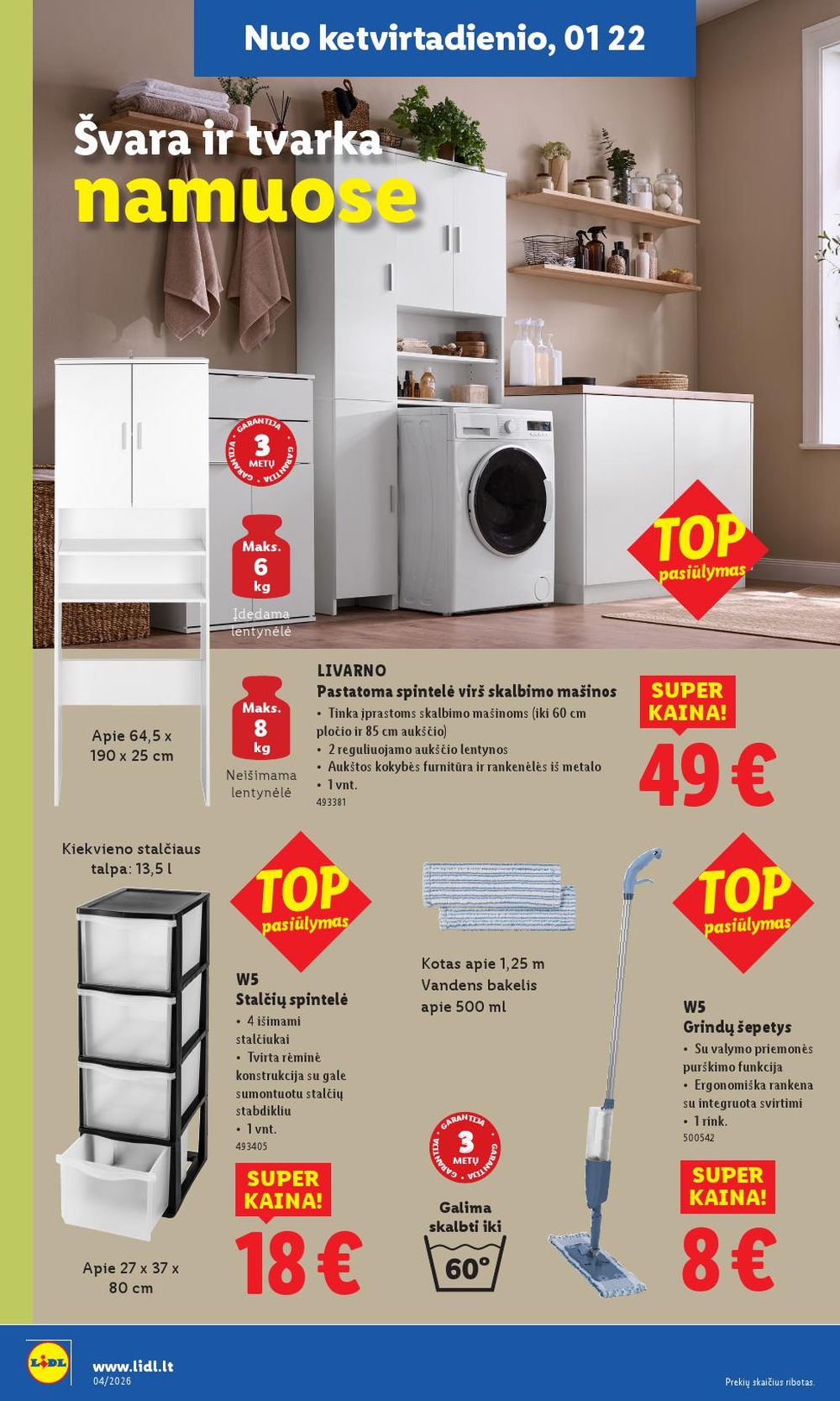 lidl - LIDL - Ne maisto prekių pasiūlymai (2026 01 19 - 2026 01 25) - page: 12