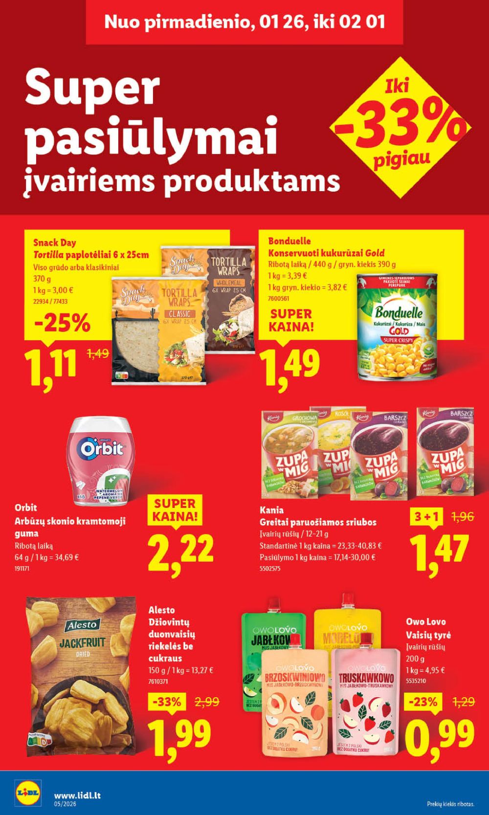lidl - LIDL - Maisto prekių pasiūlymai (2026 01 26 - 2026 02 01) - page: 10