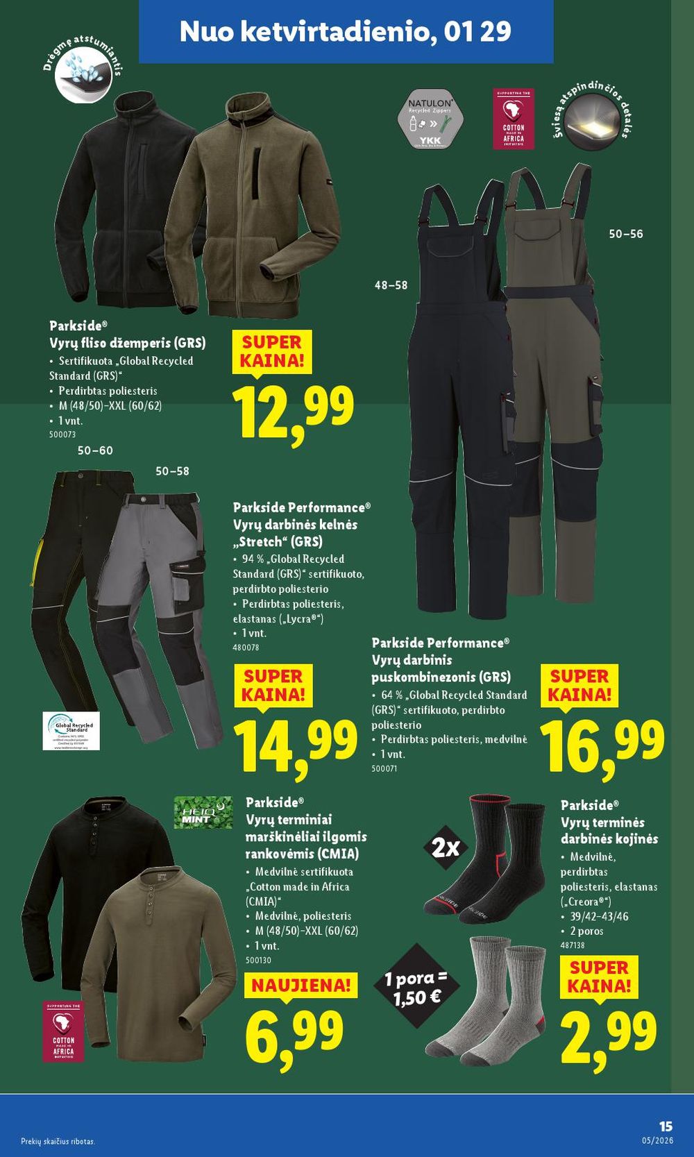 lidl - LIDL - Ne maisto prekių pasiūlymai (2026 01 26 - 2026 02 01) - page: 15