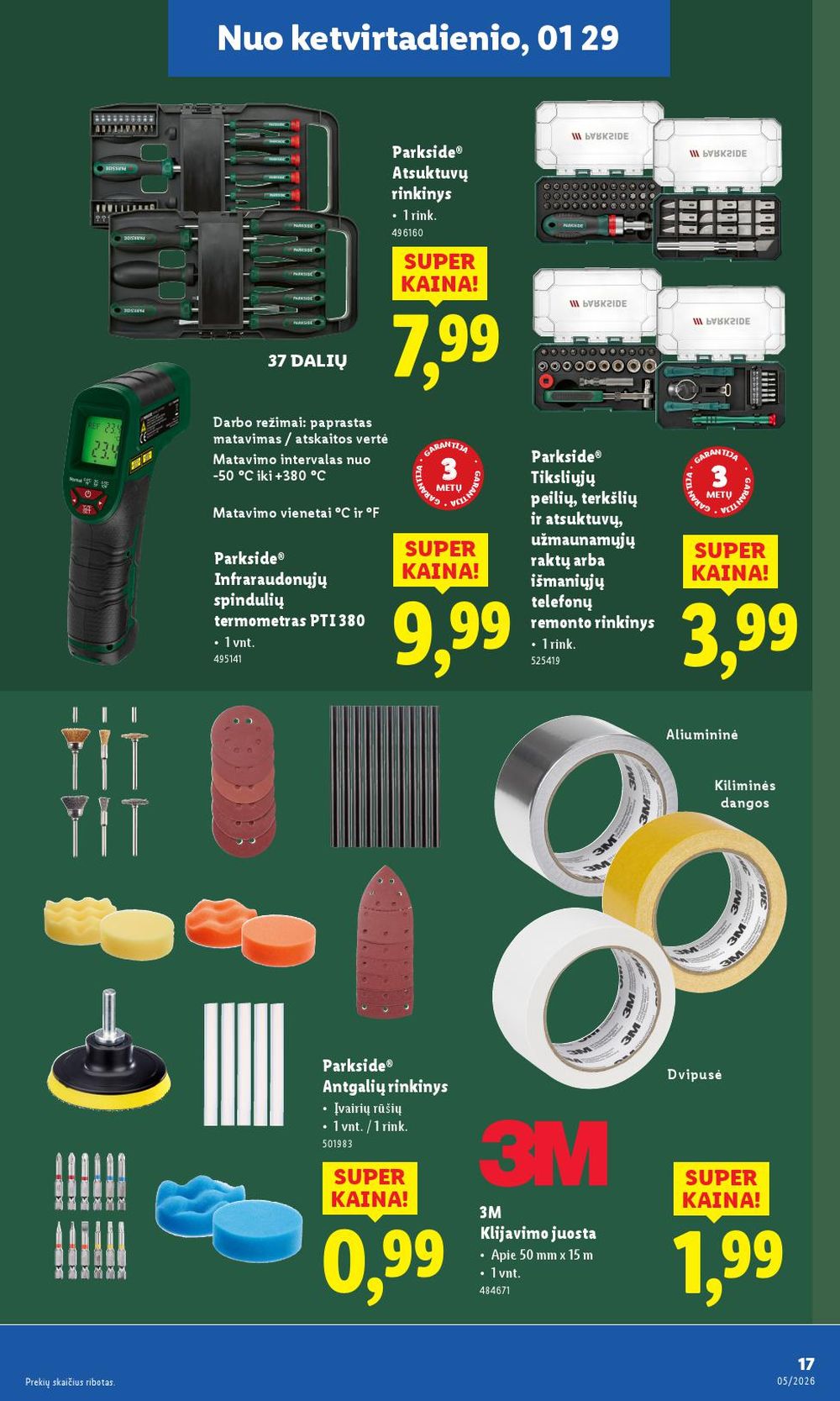 lidl - LIDL - Ne maisto prekių pasiūlymai (2026 01 26 - 2026 02 01) - page: 17